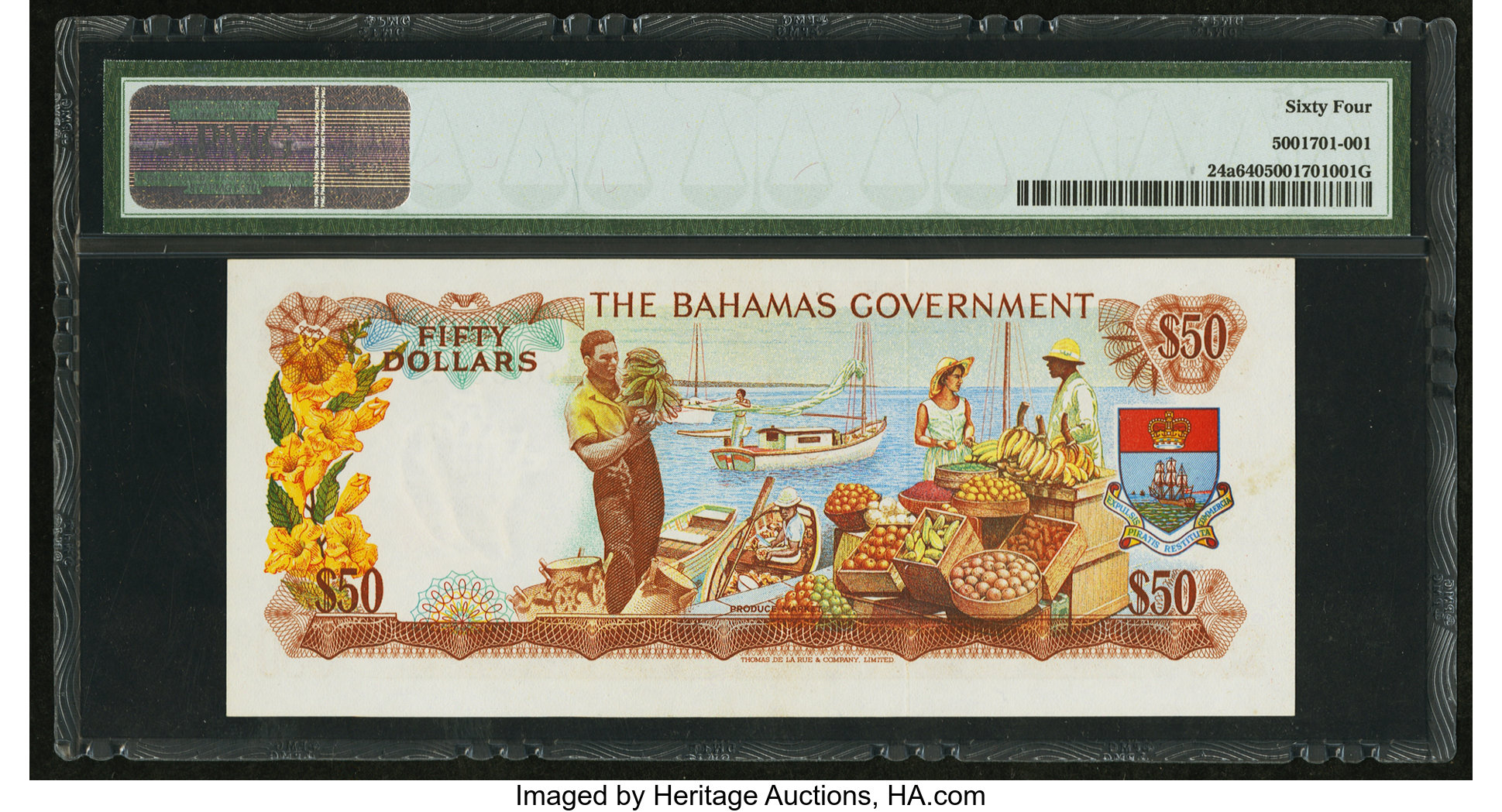 image for: Bahamas  50 dollars (B123a)