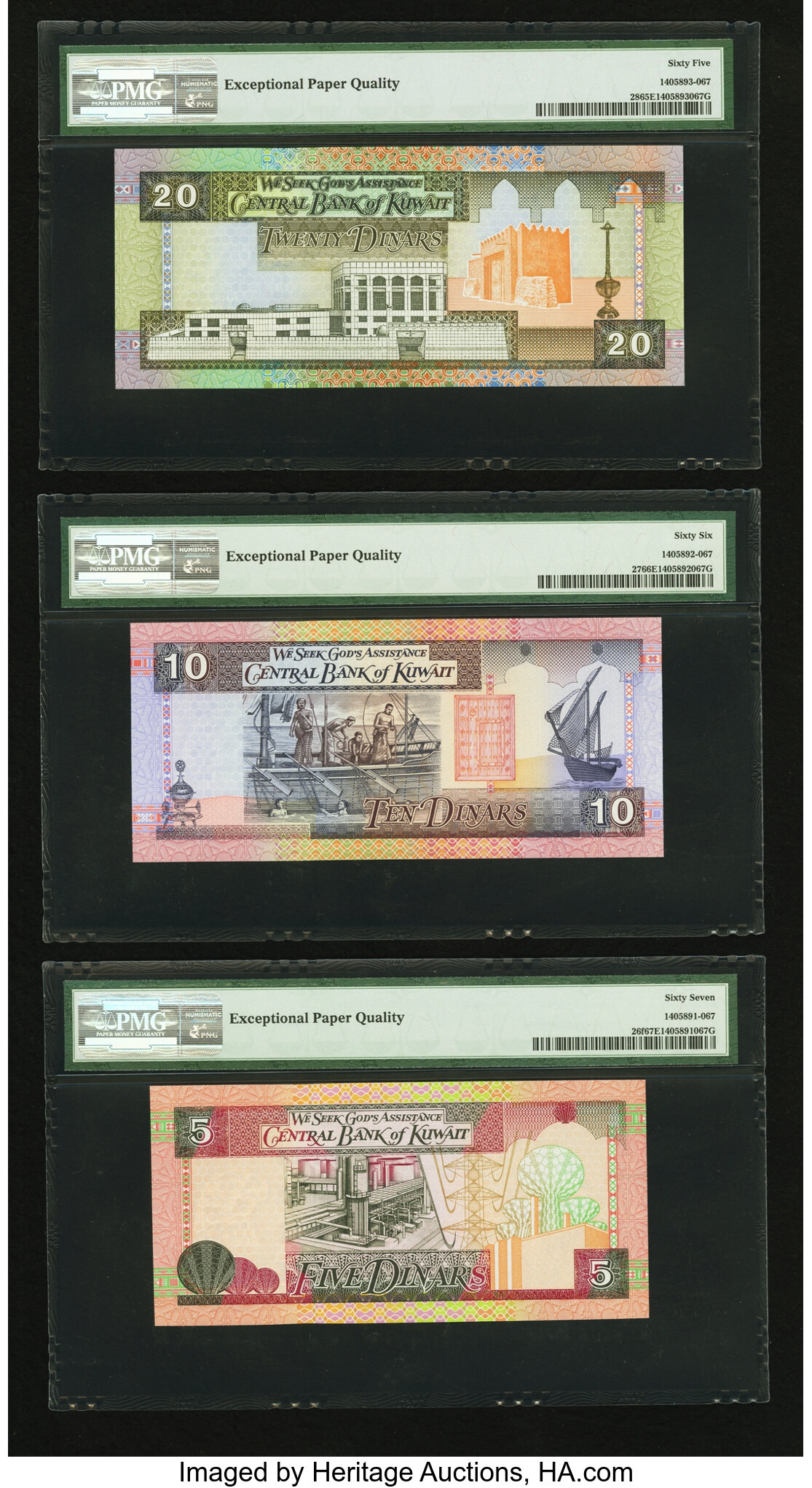 image for: Kuwait  1/2 dinar (B224d)