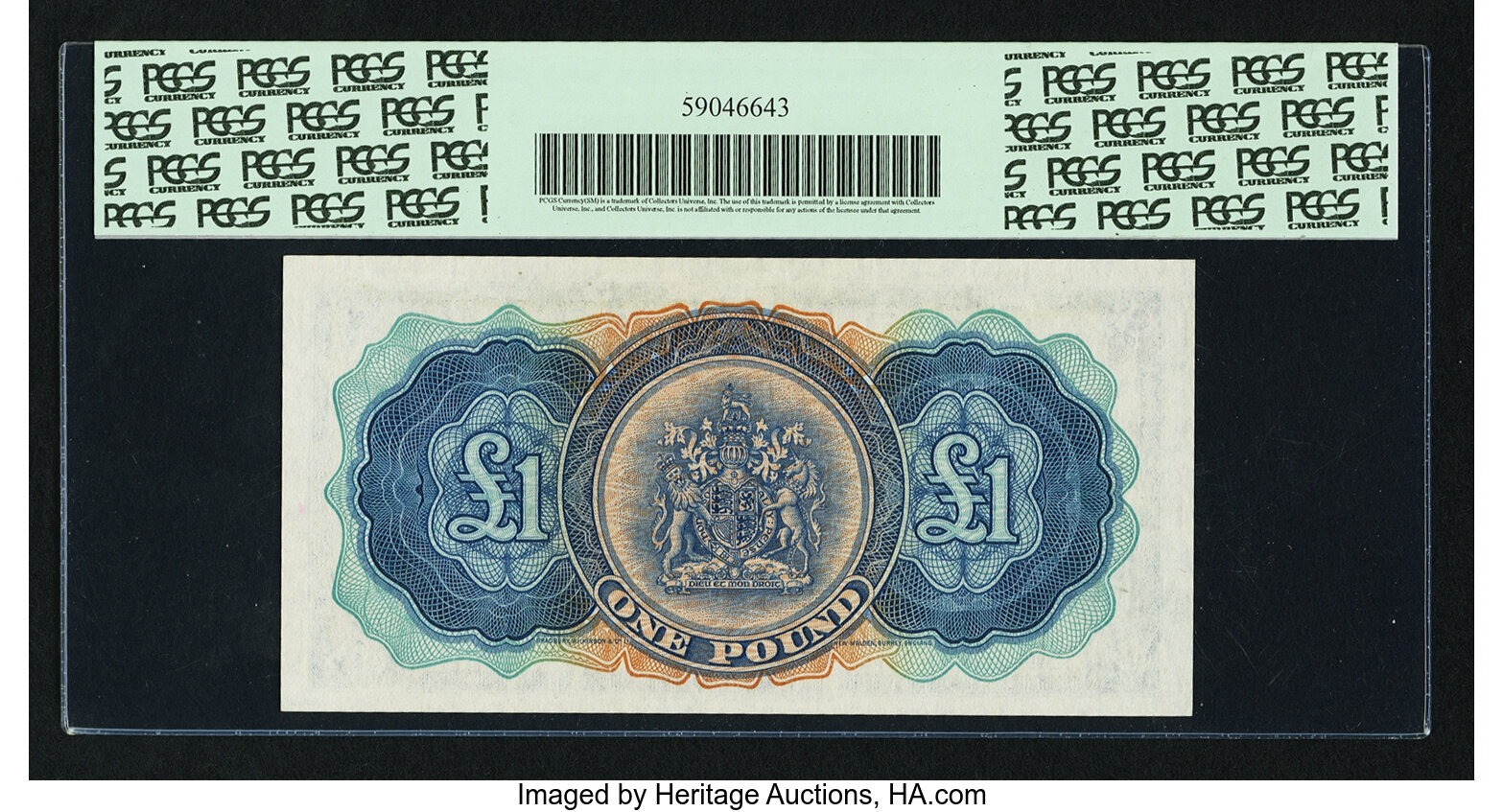 image for: Bermuda  1 pound (B121c)