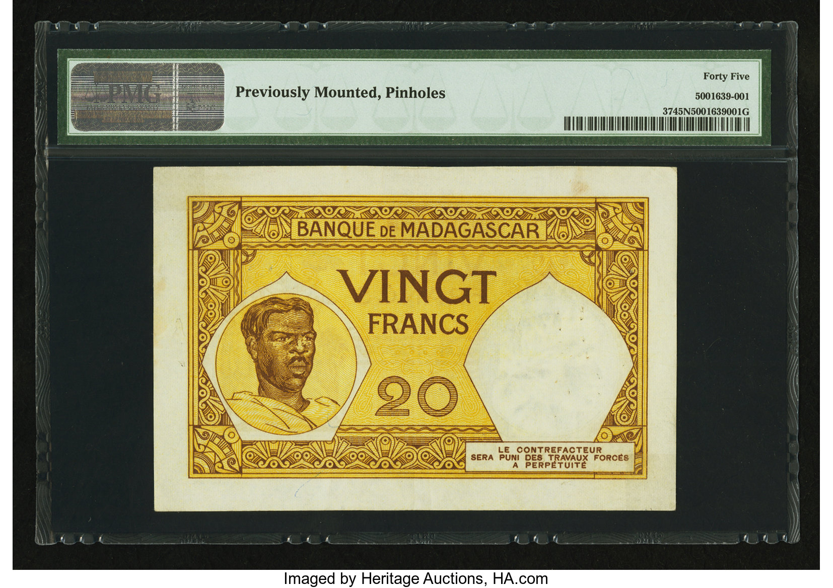 image for: Madagascar  20 francs(B204p)