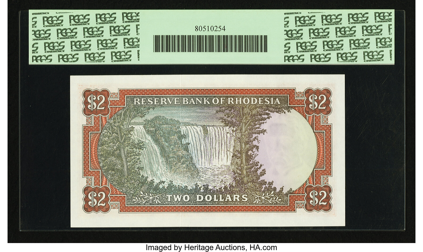 image for: Rhodesia  2 dollars(B108j)