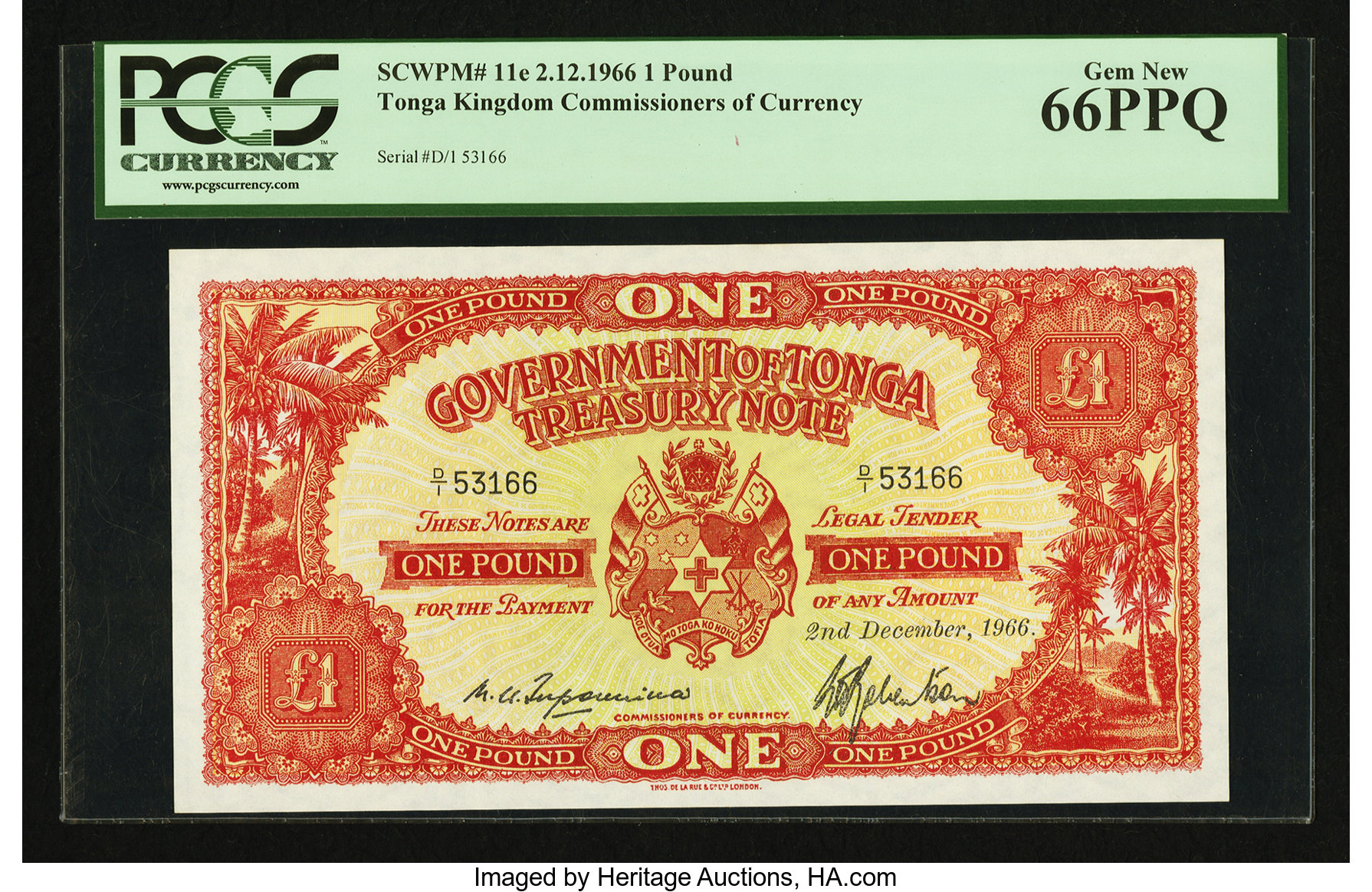 image for: Tonga  1 pound(B111f)