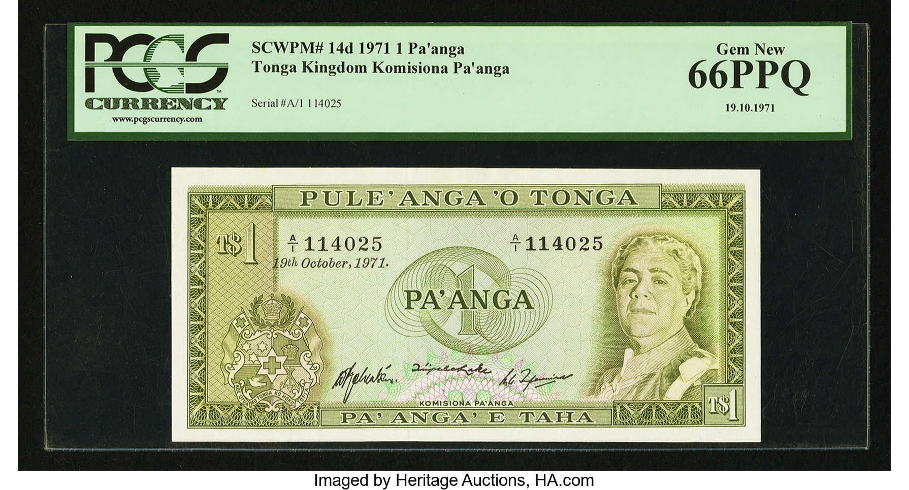 image for: Tonga  1 pa?anga(B114a)