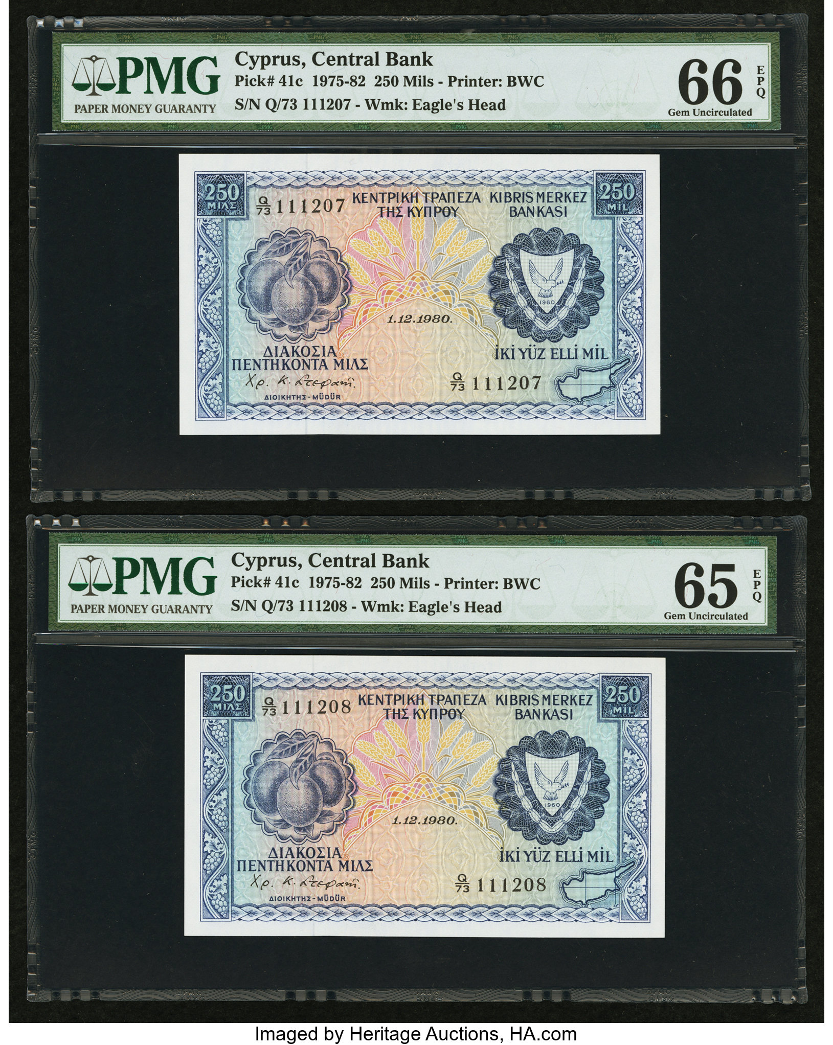 image for: Cyprus  250 mils (B301js)