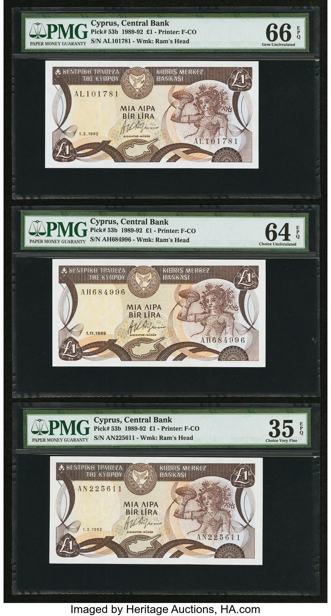 image for: Cyprus  1 pound (B312b)