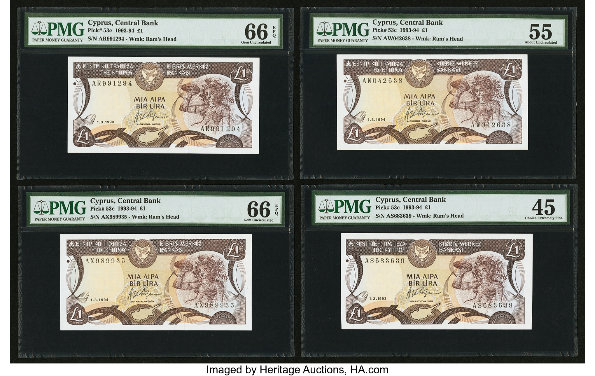image for: Cyprus  1 pound (B313c)