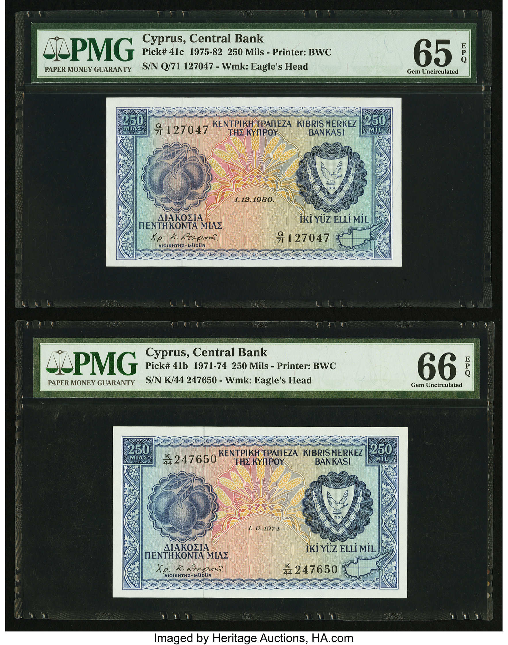 image for: Cyprus  250 mils (B301l)