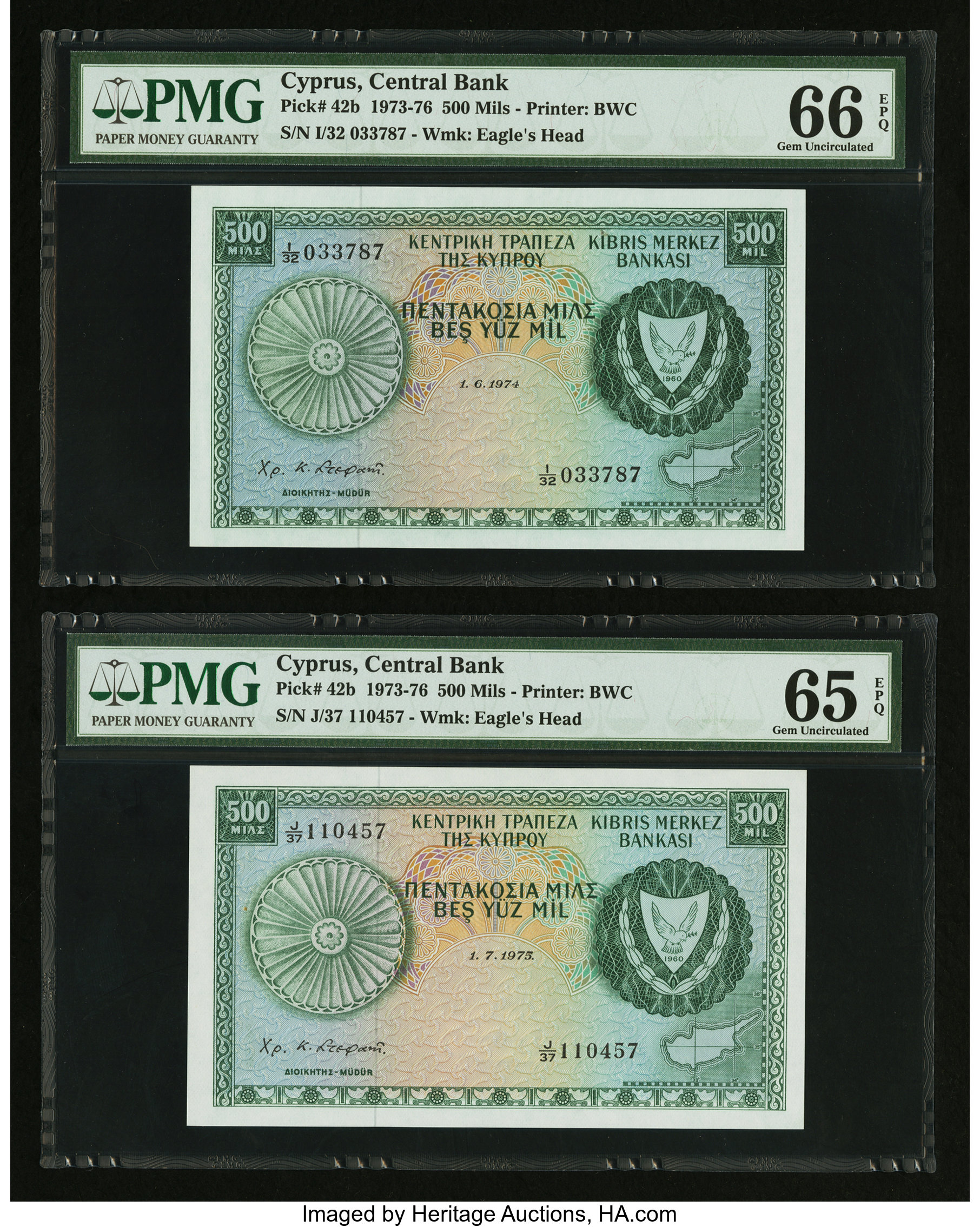 image for: Cyprus  500 mils (B302j)