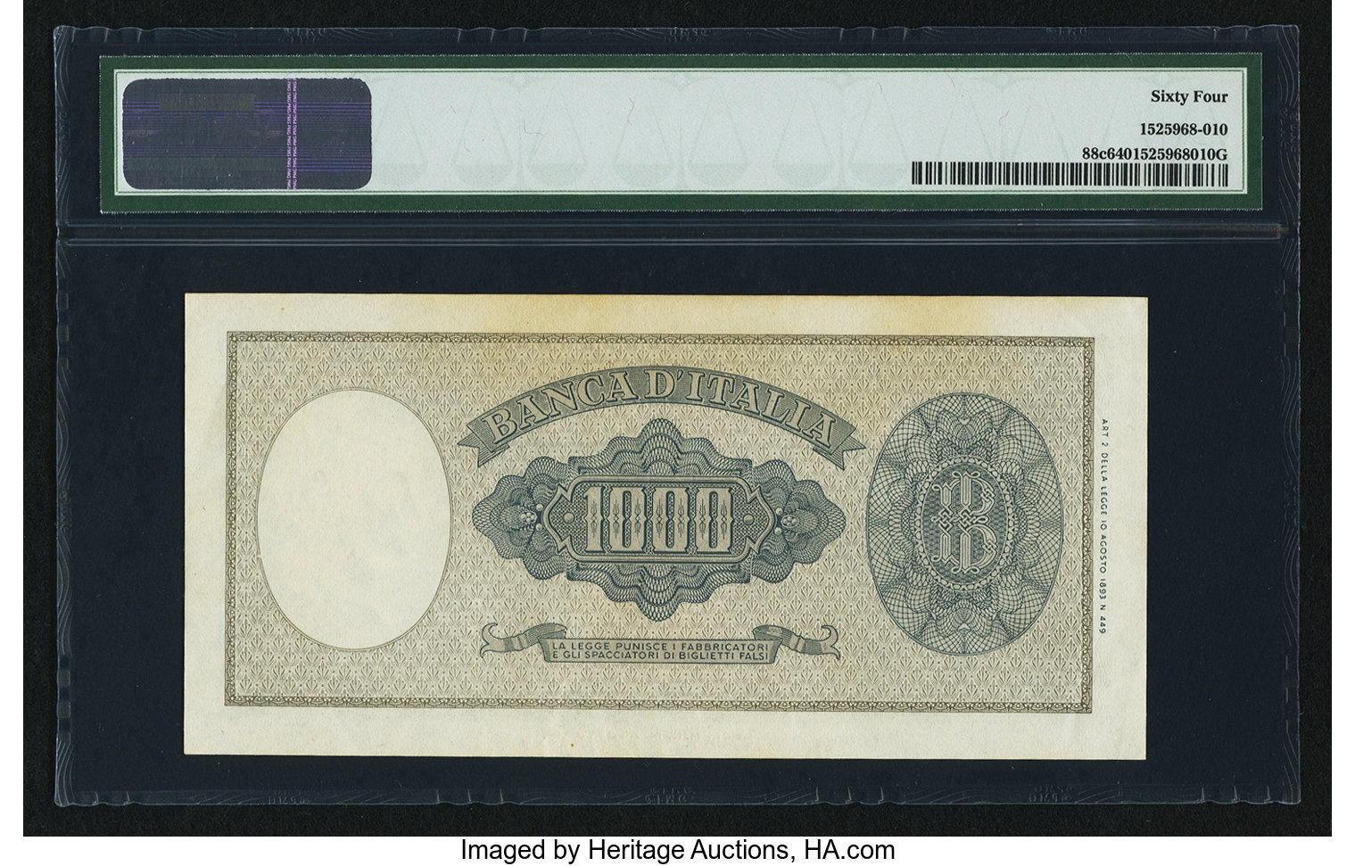image for: Italy  1,000 lire(B441d)