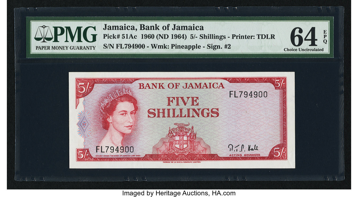 image for: Jamaica  1 pound (B206e)