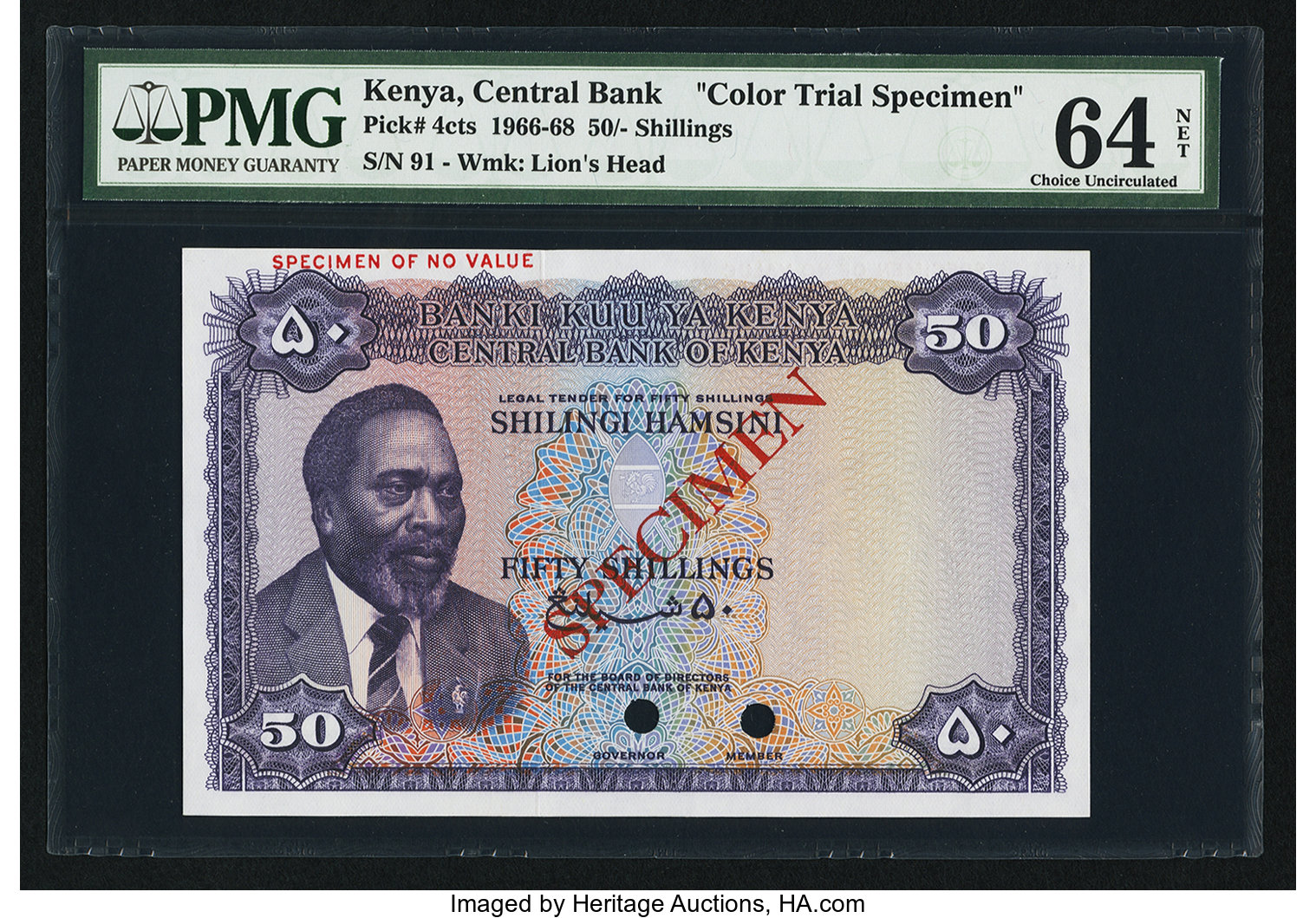 image for: Kenya  50 shillings (B104p)