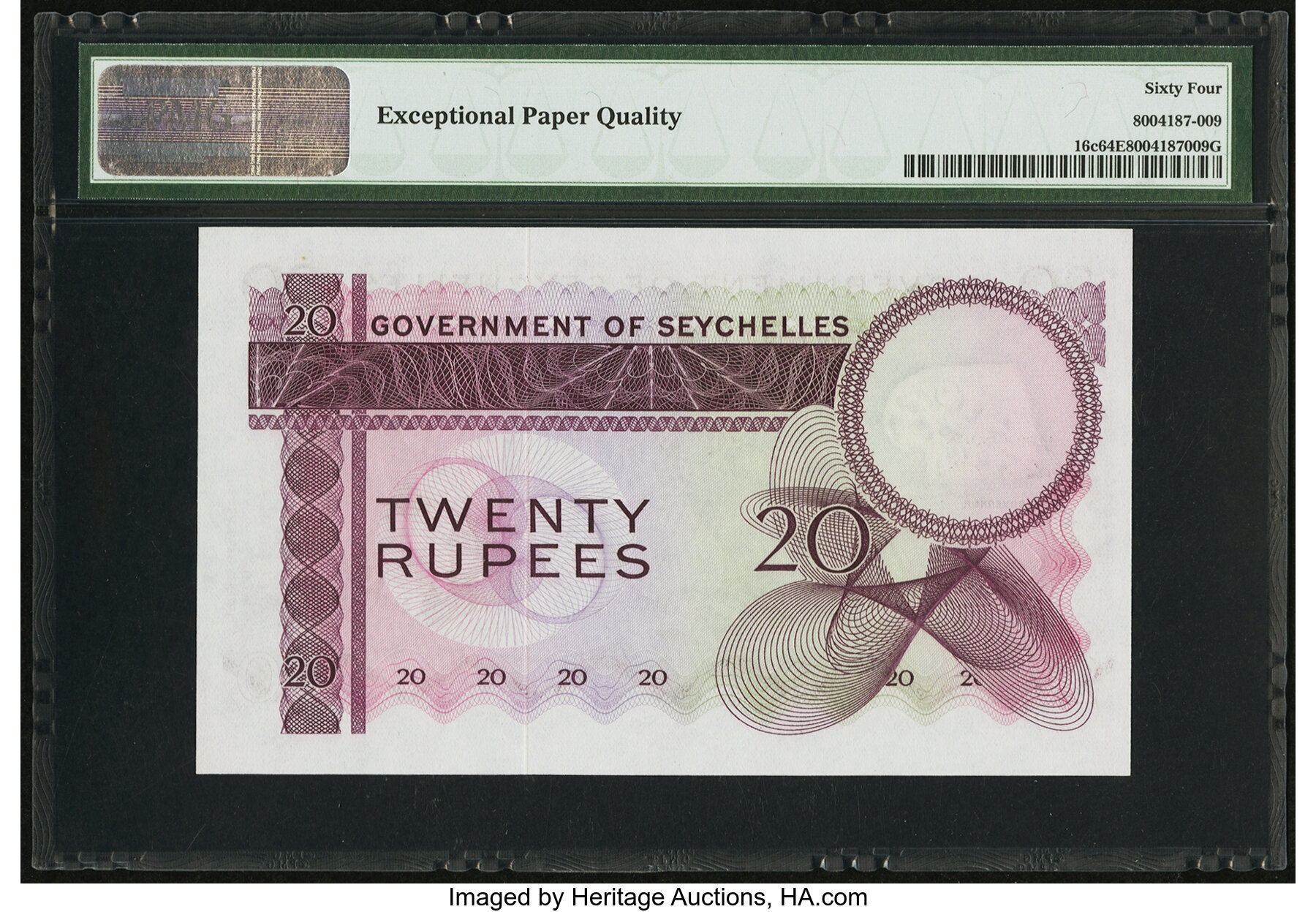 image for: Seychelles  20 rupees (B123bs2)