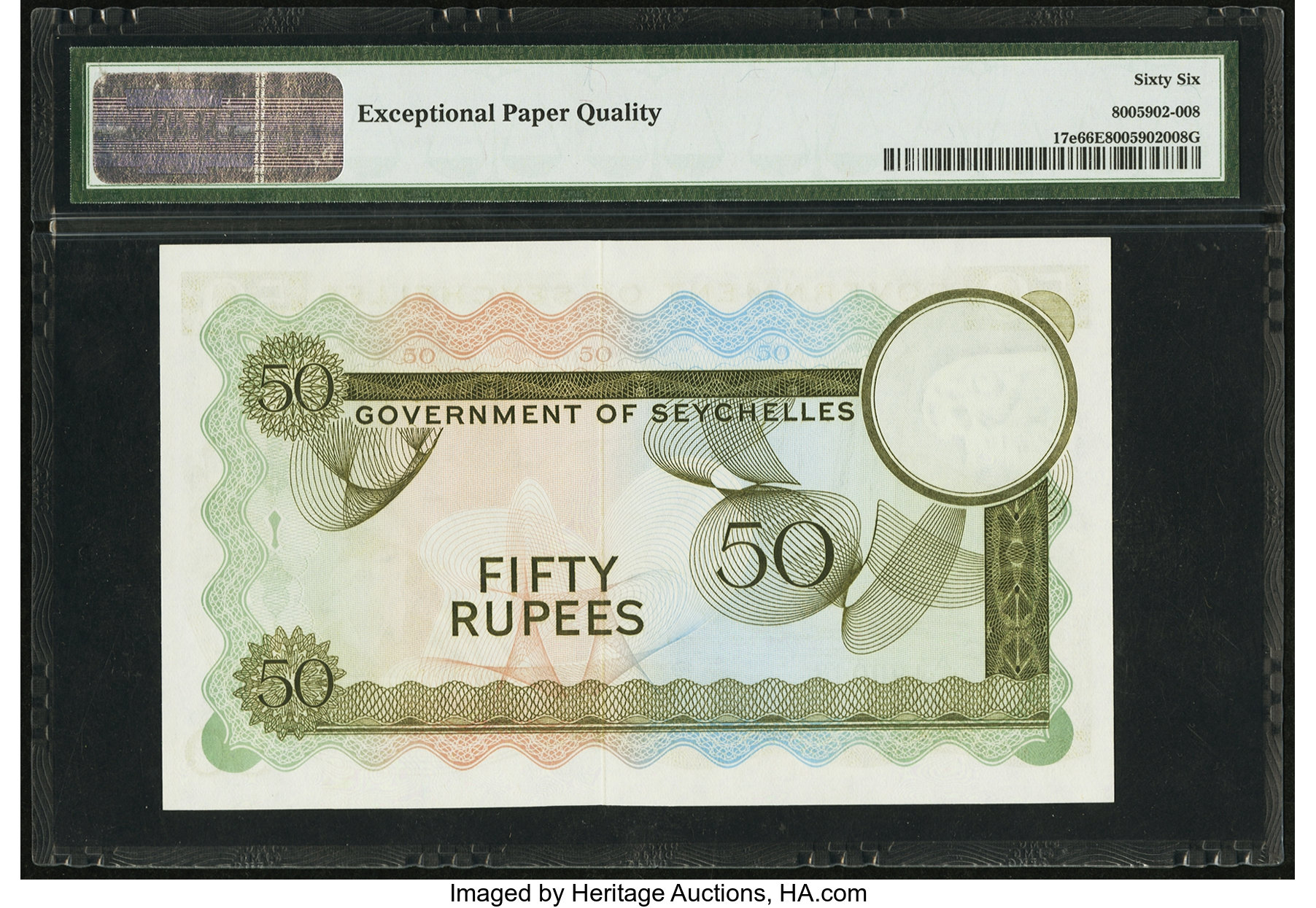 image for: Seychelles  50 rupees (B124cs)