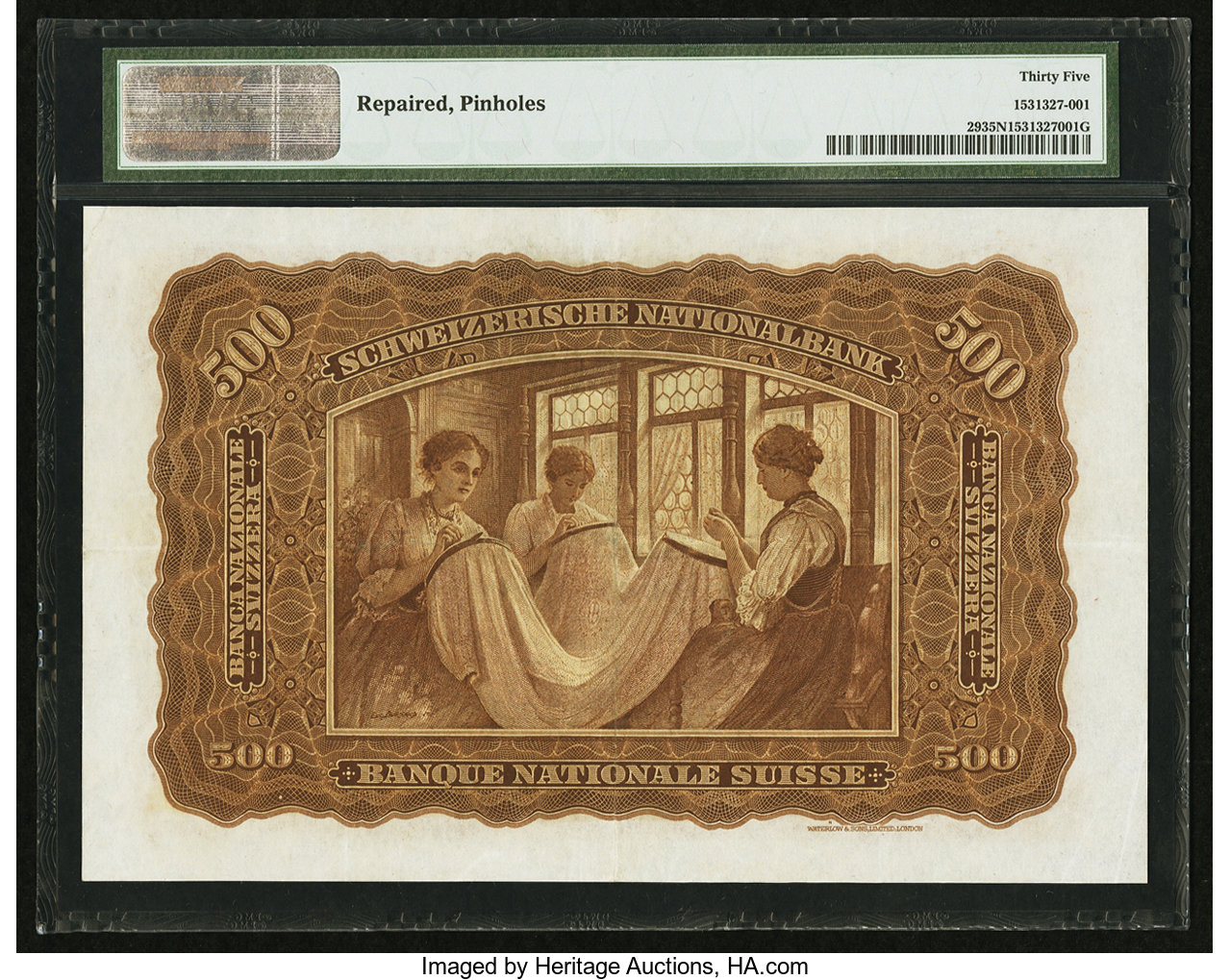 image for: Switzerland  500 francs(B317a)