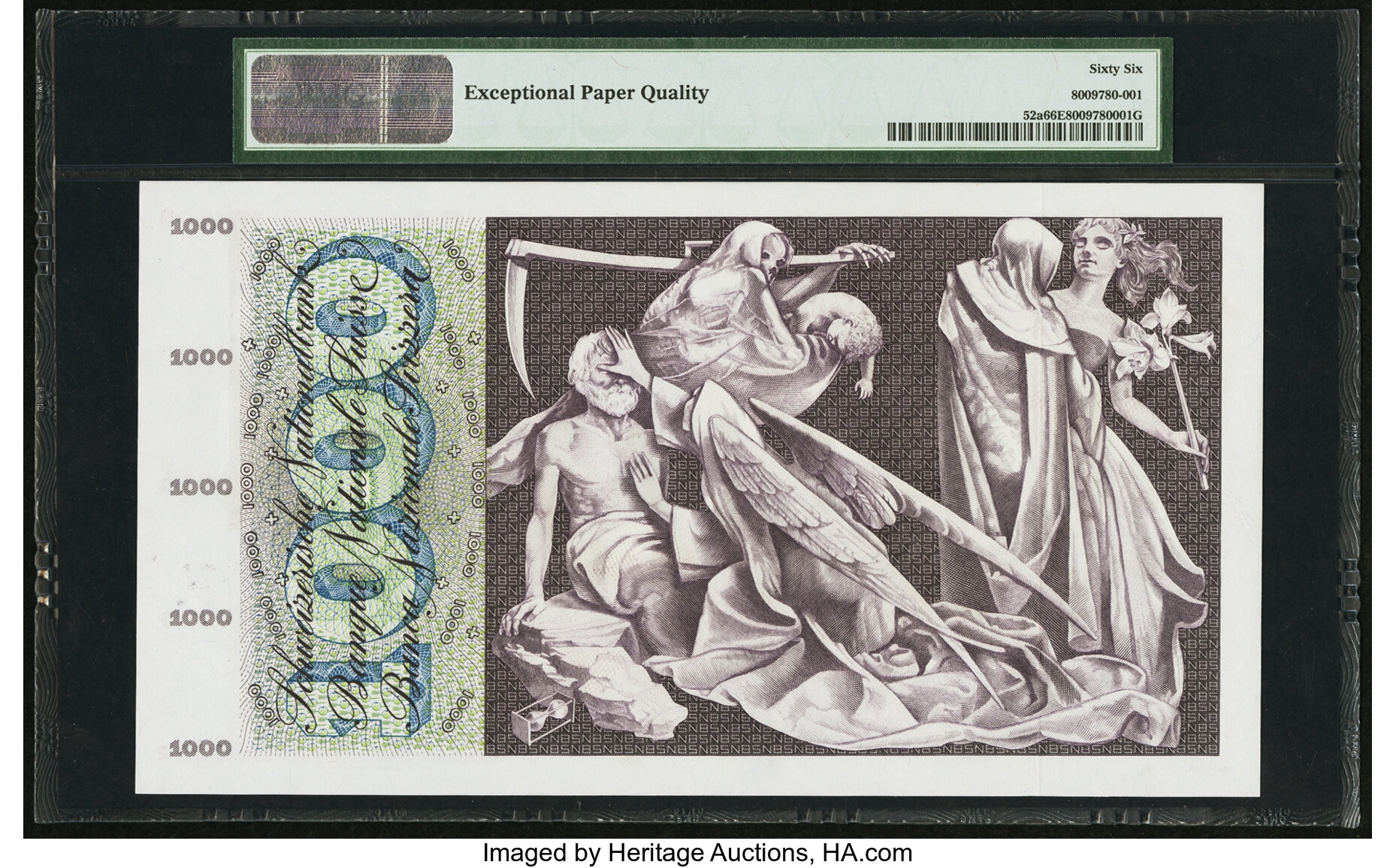 image for: Switzerland  1,000 francs (B336g)