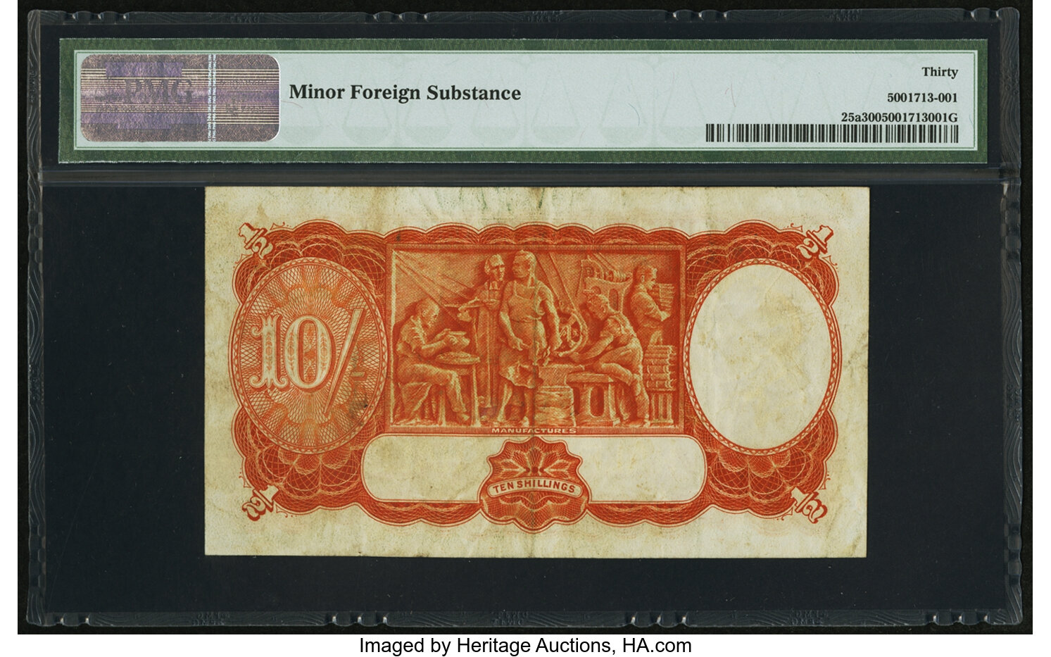 image for: Australia  10 shillings(B131c)