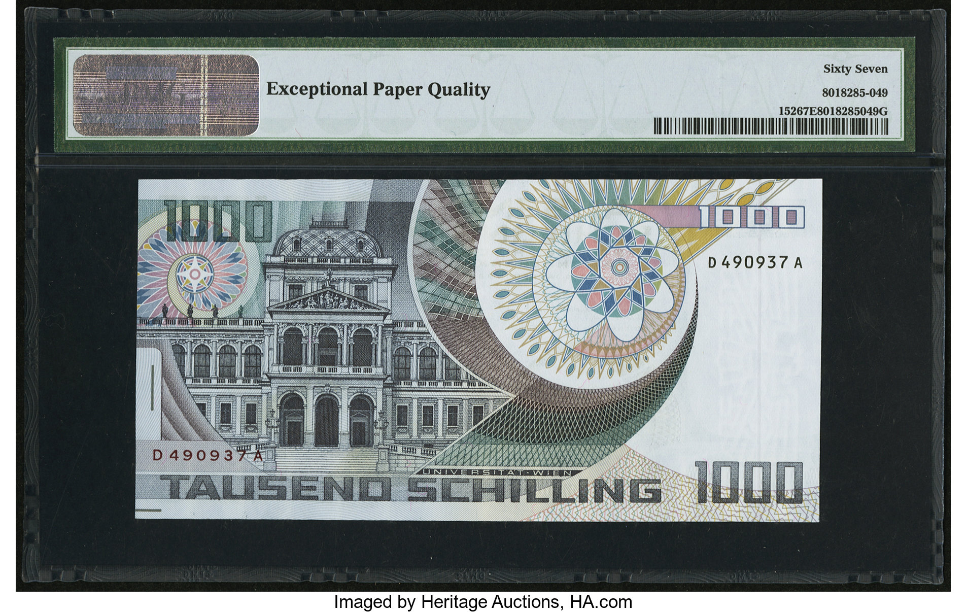 image for: Austria  1,000 schilling (B257a)