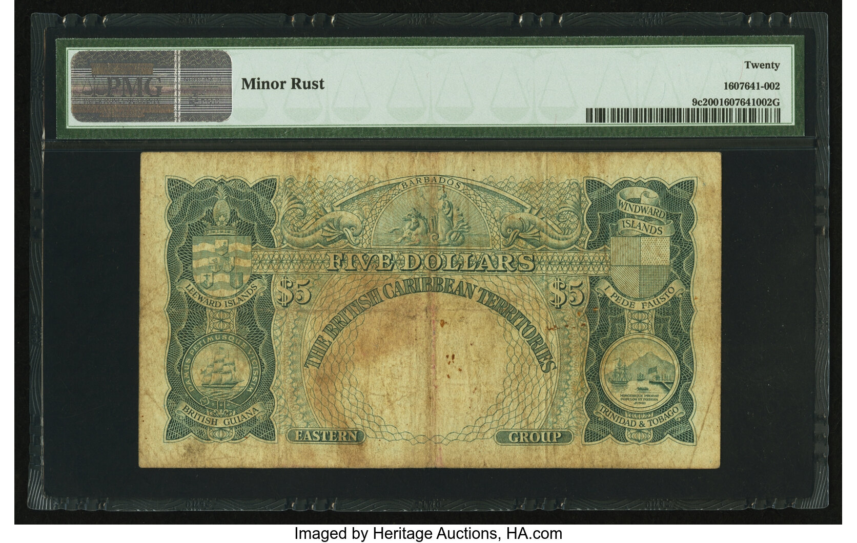 image for: British Caribbean Territories  5 dollars(B109i)