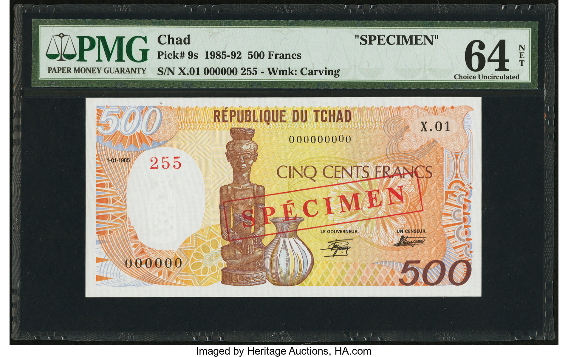 image for: Chad  500 francs (B208c)
