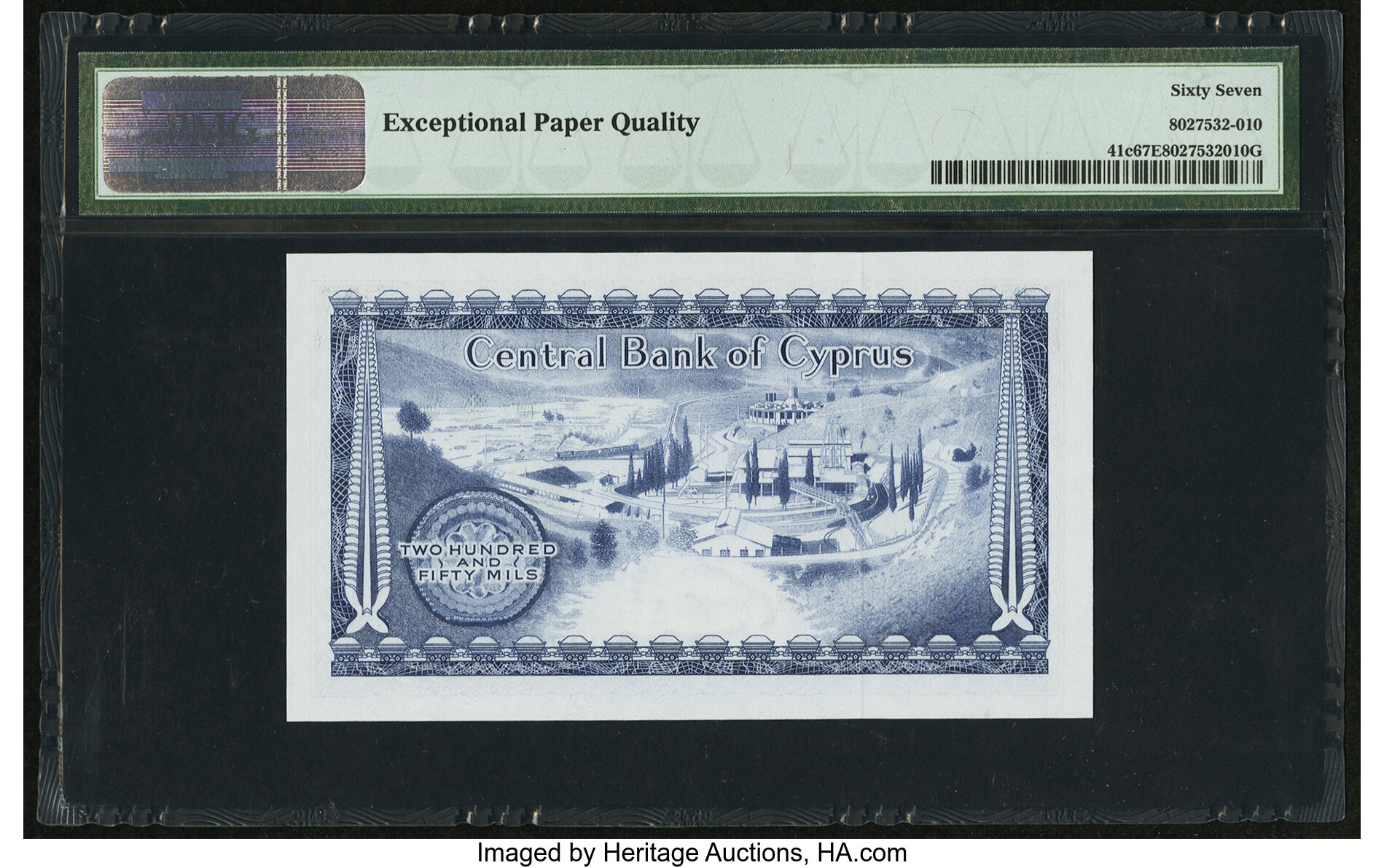 image for: Cyprus  250 mils (B301o)