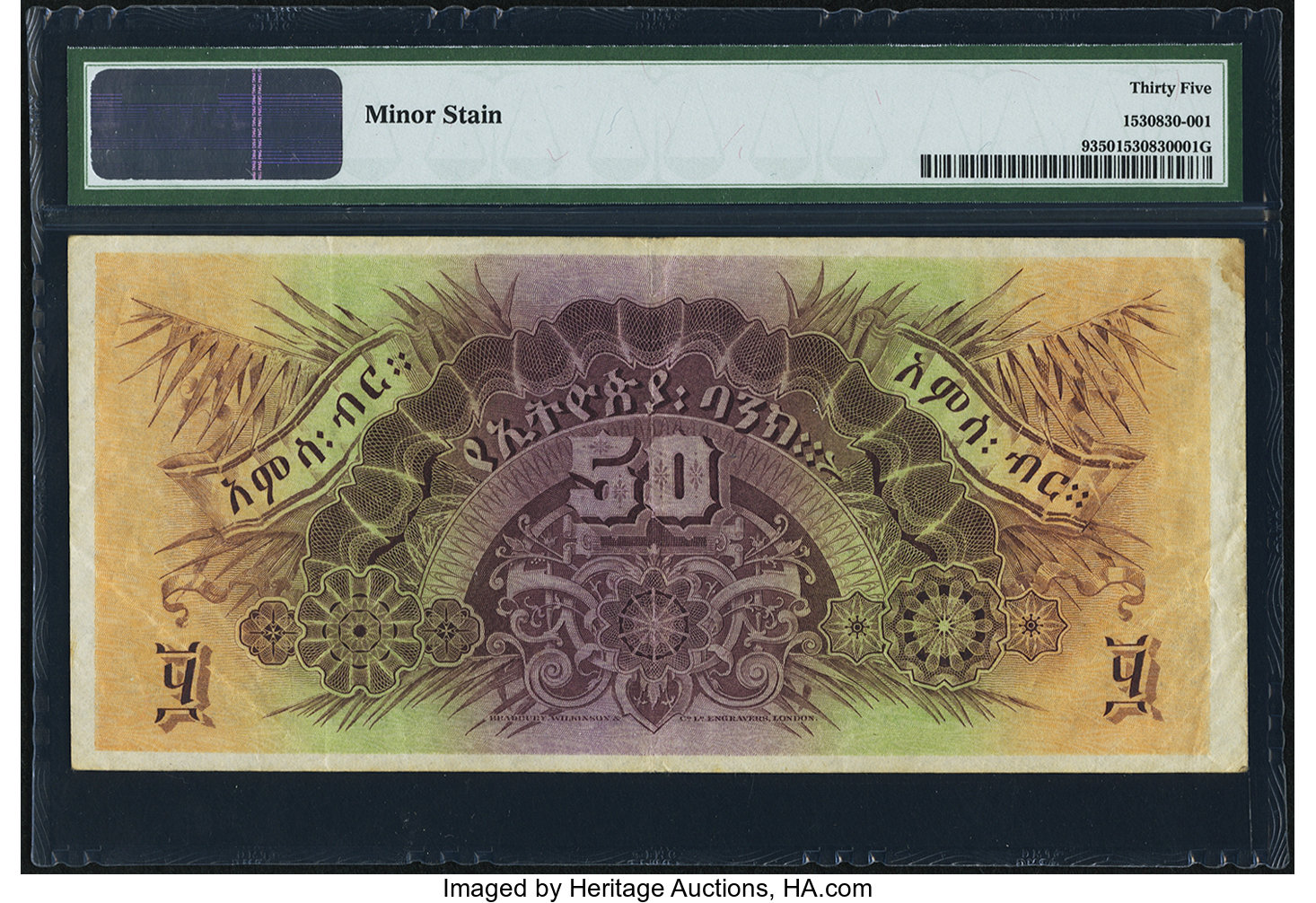 image for: Ethiopia  50 thalers(B104b)
