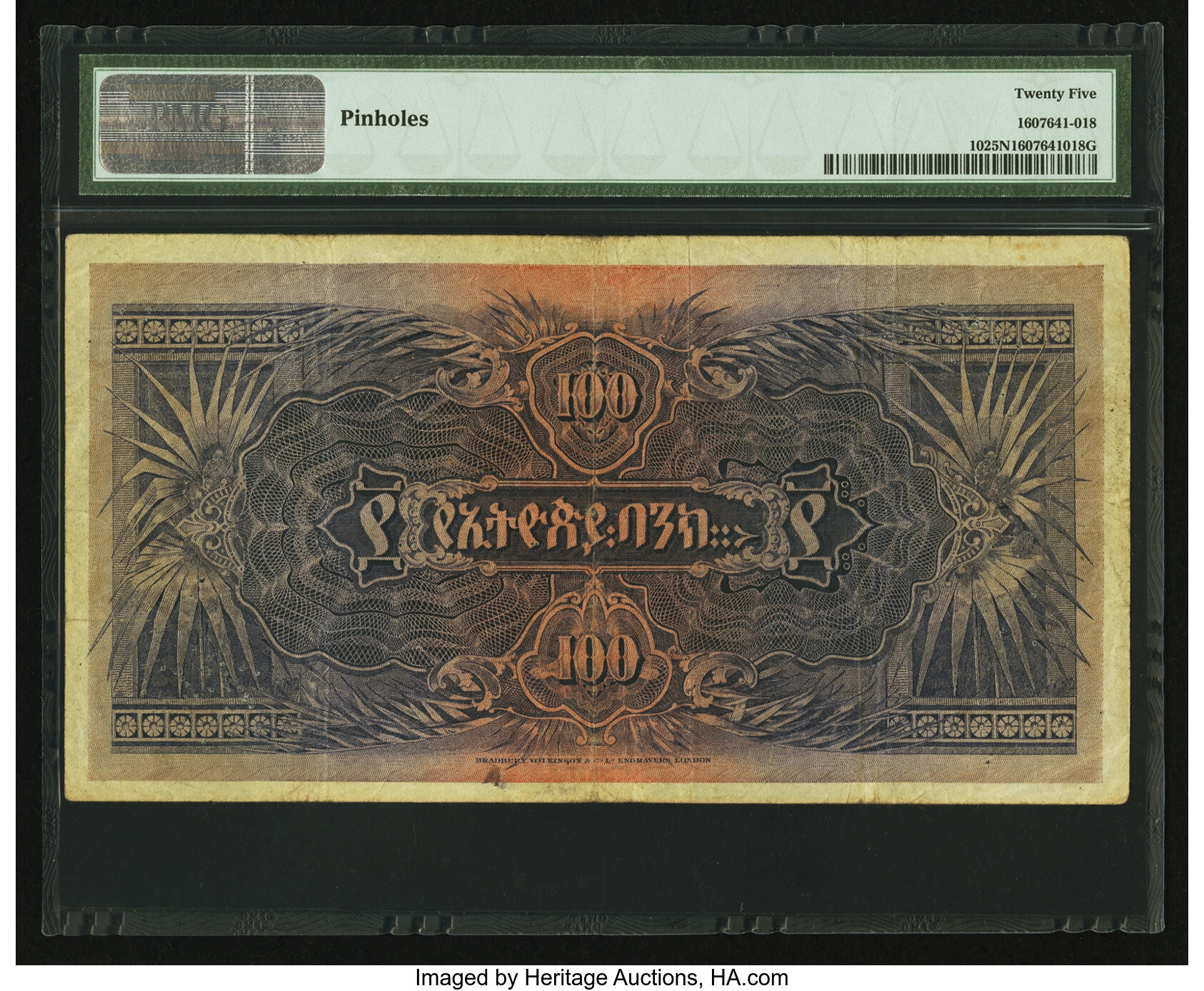image for: Ethiopia  100 thalers(B105a)