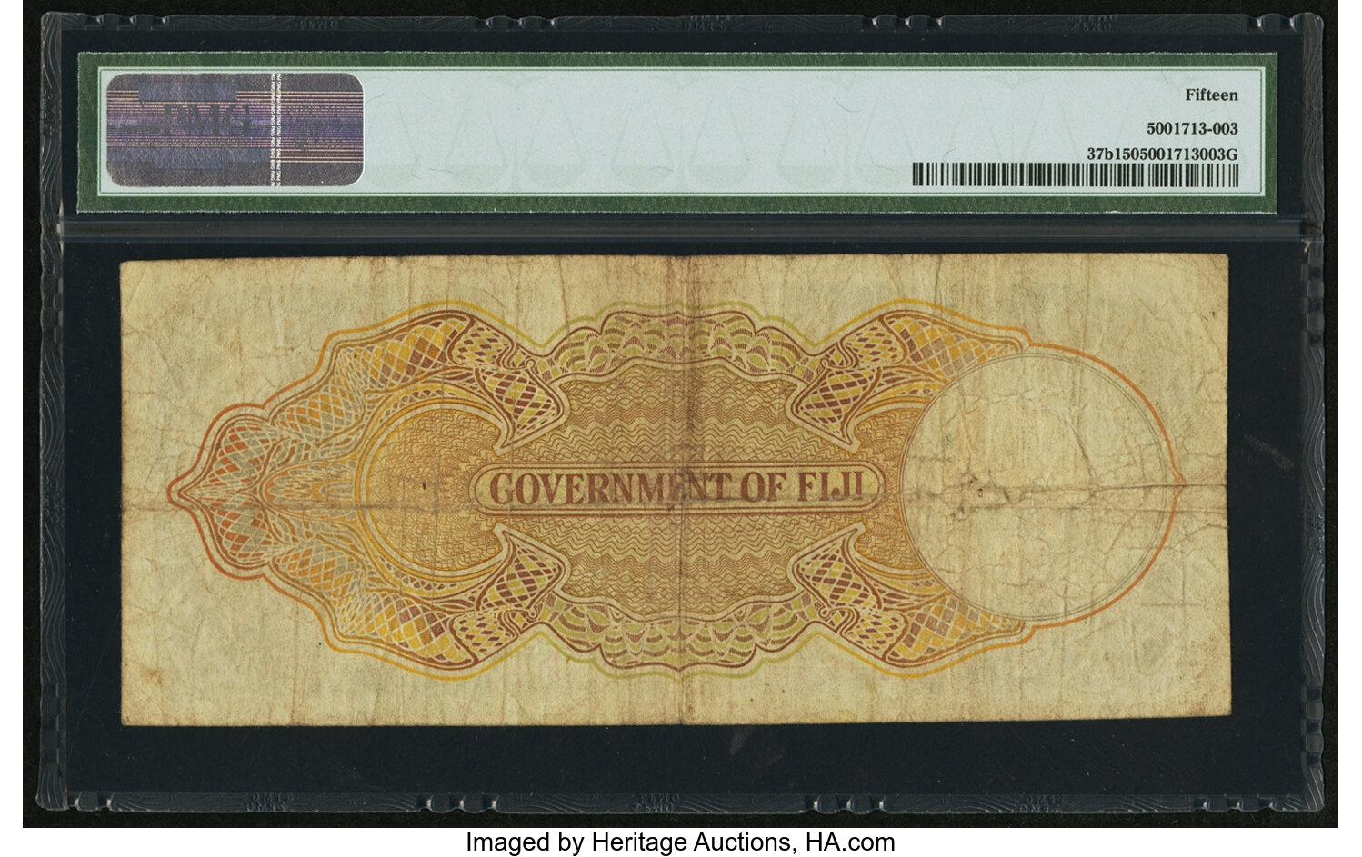 image for: Fiji  5 shillings(B313j)