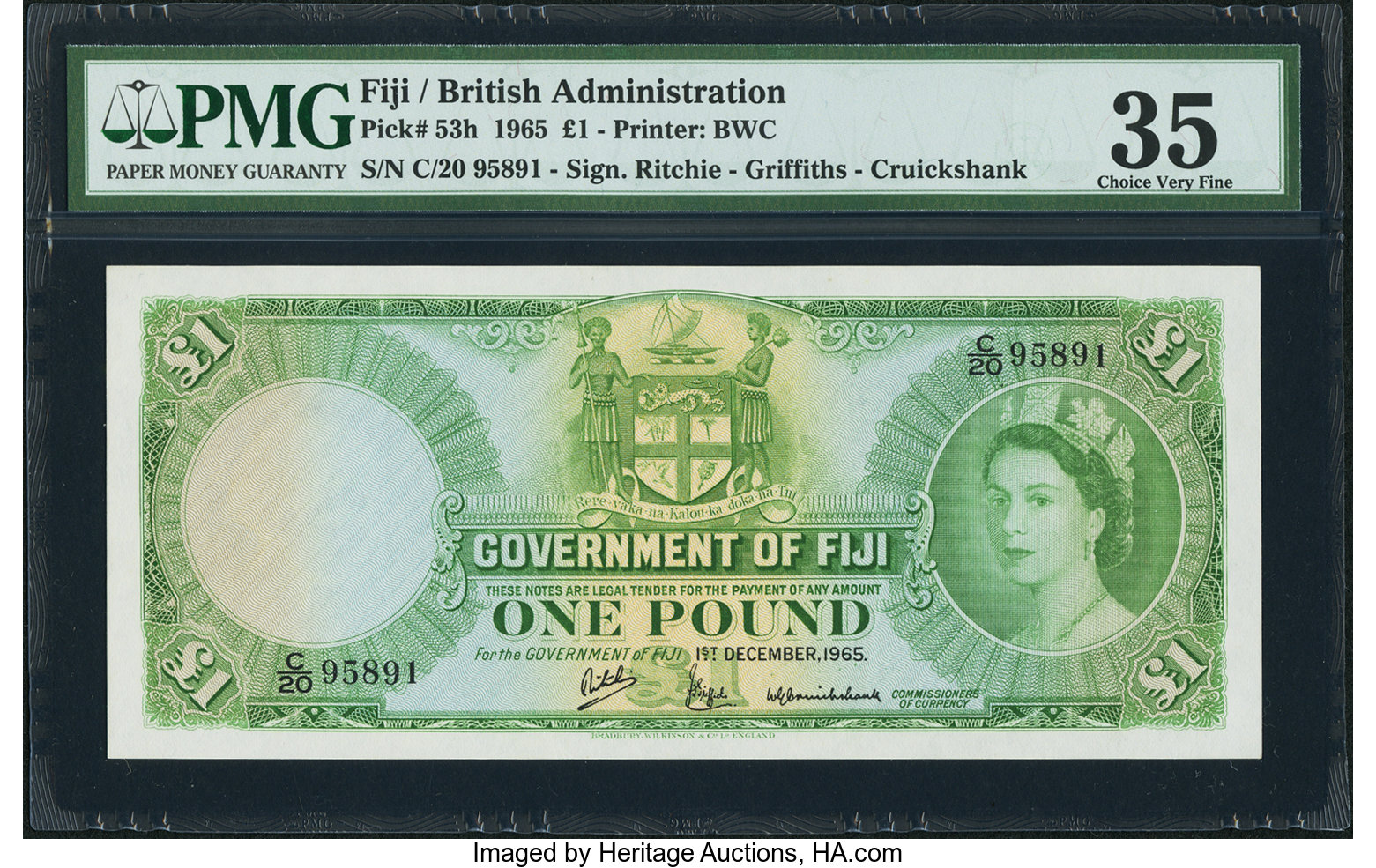 image for: Fiji  1 pound (B330e)