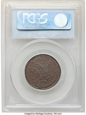 image for: 1789 TOKEN Mott Token, Thick Planchet, Plain Edge MS62 Brown PCGS. PCGS Population: (15/20). NGC Census: (13/19). CDN: $720...
