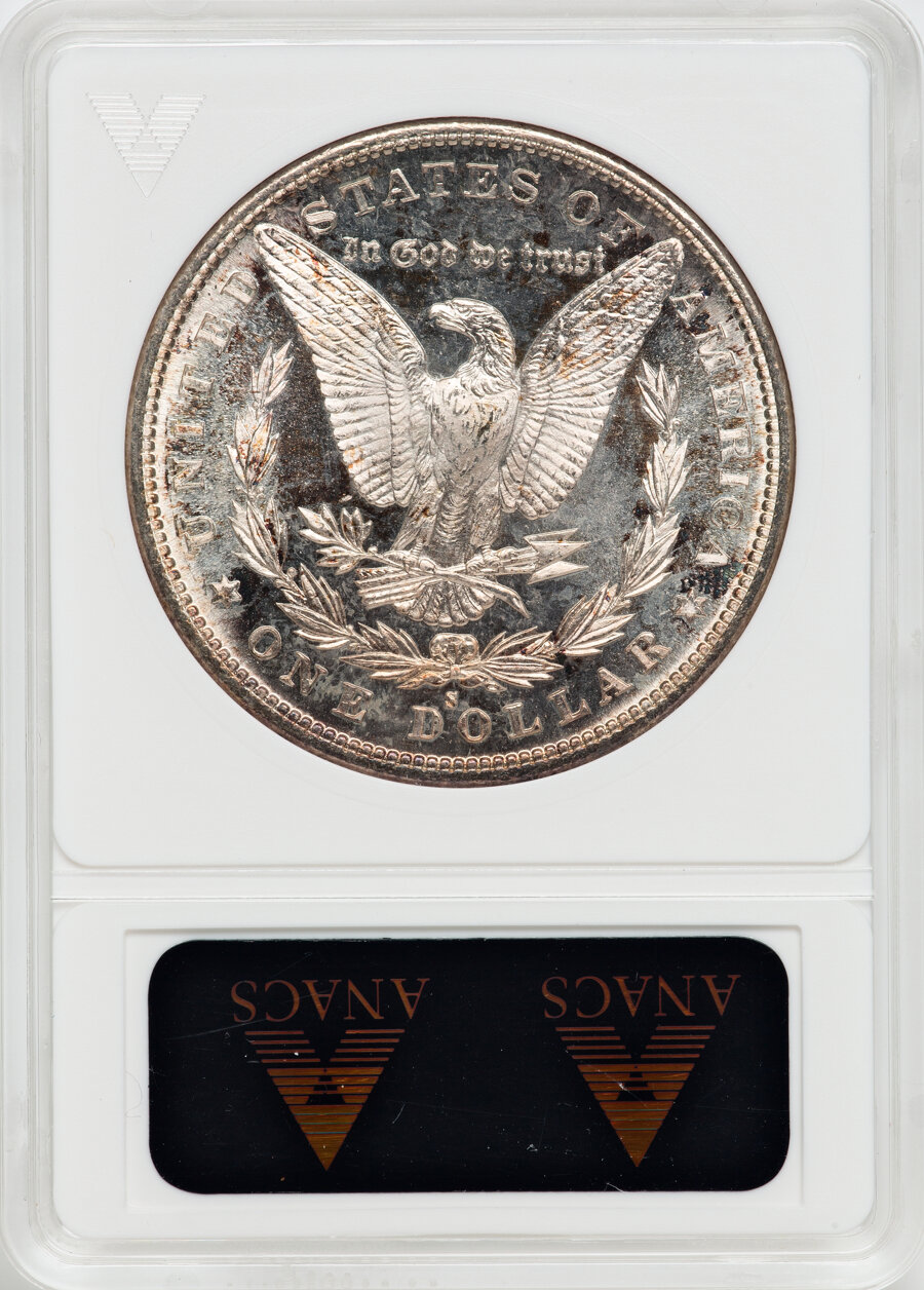 image for: 1880/79-S $1 80/79, Medium S, VAM-8, MS65 Prooflike ANACS.  ...