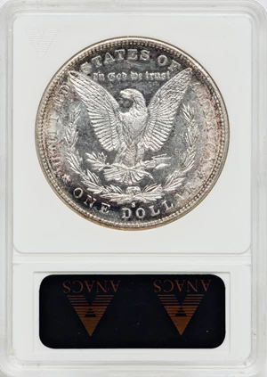 image for: 1884-S $1 AU58 Prooflike ANACS. Mintage 3,200,000. ...