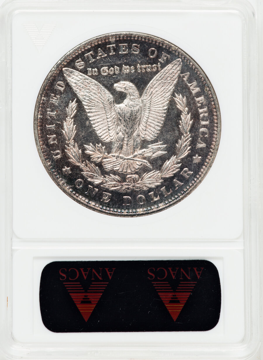 image for: 1892 $1 MS62 Deep Mirror Prooflike ANACS.  ...