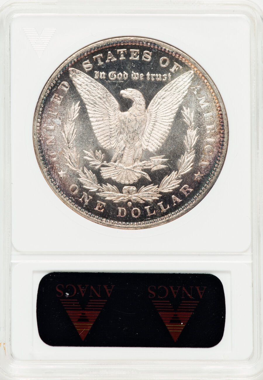 1880/79-O $1  Crossbar, VAM-4 MS DMPL MS62 DMPL thumbnail 4