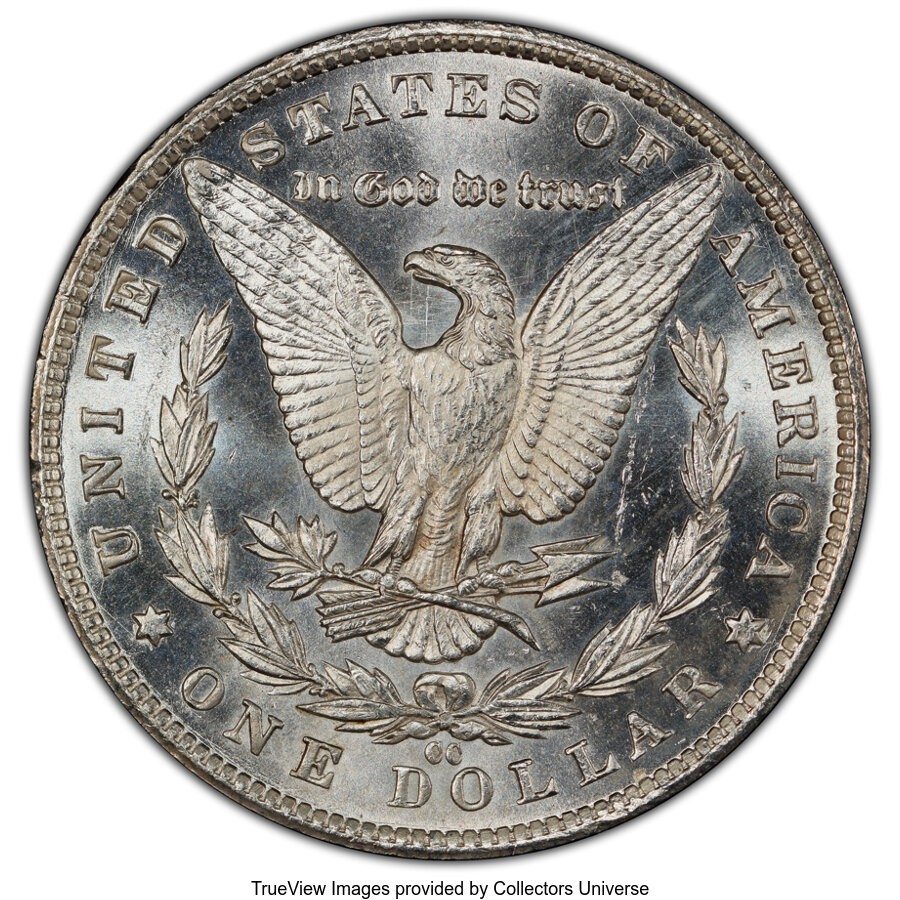 1882-CC $1  1 Top Below 8, VAM-2  MS PL AU58 PL thumbnail 2