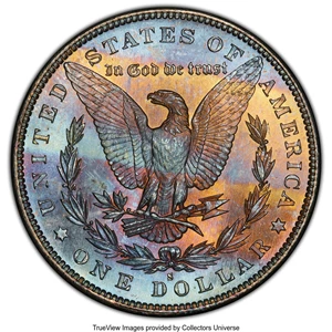 image for: 1880-S $1 Checkmark, VAM-12, MS66 PCGS. Hit List Variety. PCGS Population: (23/10 and 3/6+). NGC Census: (0/0 and 0/0+). CD...