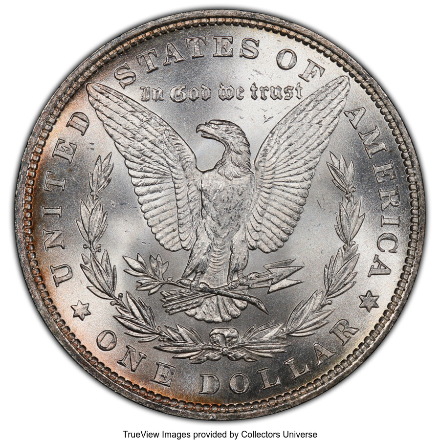 image for: 1880/9 $1 Overdate VAM-25 0/9, Hit List 40,  MS64 PCGS. PCGS Population: (24/16 and 1/2+). NGC Census: (0/0 and 0/0+). MS64...