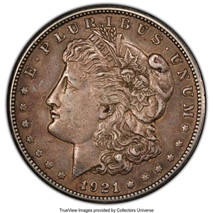 image for: 1921-S $1 Thorn Head, VAM-1B4A, XF45 PCGS. Hit List Variety. PCGS Population: (9/23 and 0/0+). NGC Census: (0/0 and 0/0+). ...