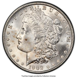 image for: 1902-O $1 Doubled Ear, VAM-43, MS64 PCGS. Hit List Variety. PCGS Population: (7/3). NGC Census: (0/0). MS64. ...