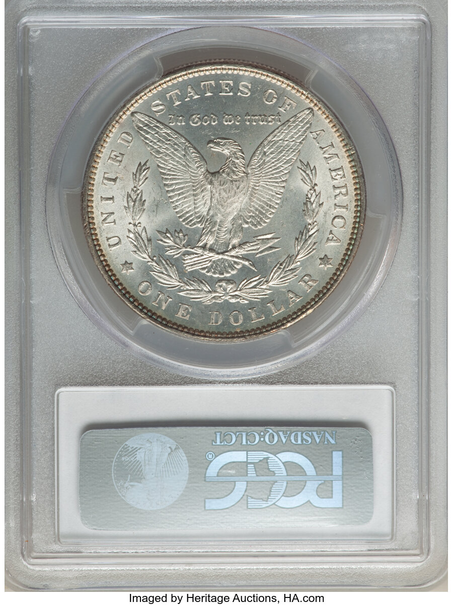 1886 $1  Doubled Arrows, VAM-17 MS66 CAC thumbnail 2