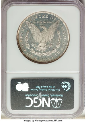 image for: 1878 7/8TF $1 7/0TF, VAM-43 MS61 Prooflike NGC. A Hot 50 Variety. NGC Census: (2/15). PCGS Population: (1/32). CDN: $13...