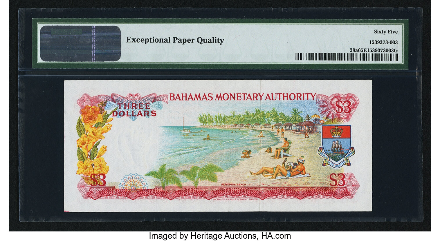 image for: Bahamas  3 dollars (B203as1)