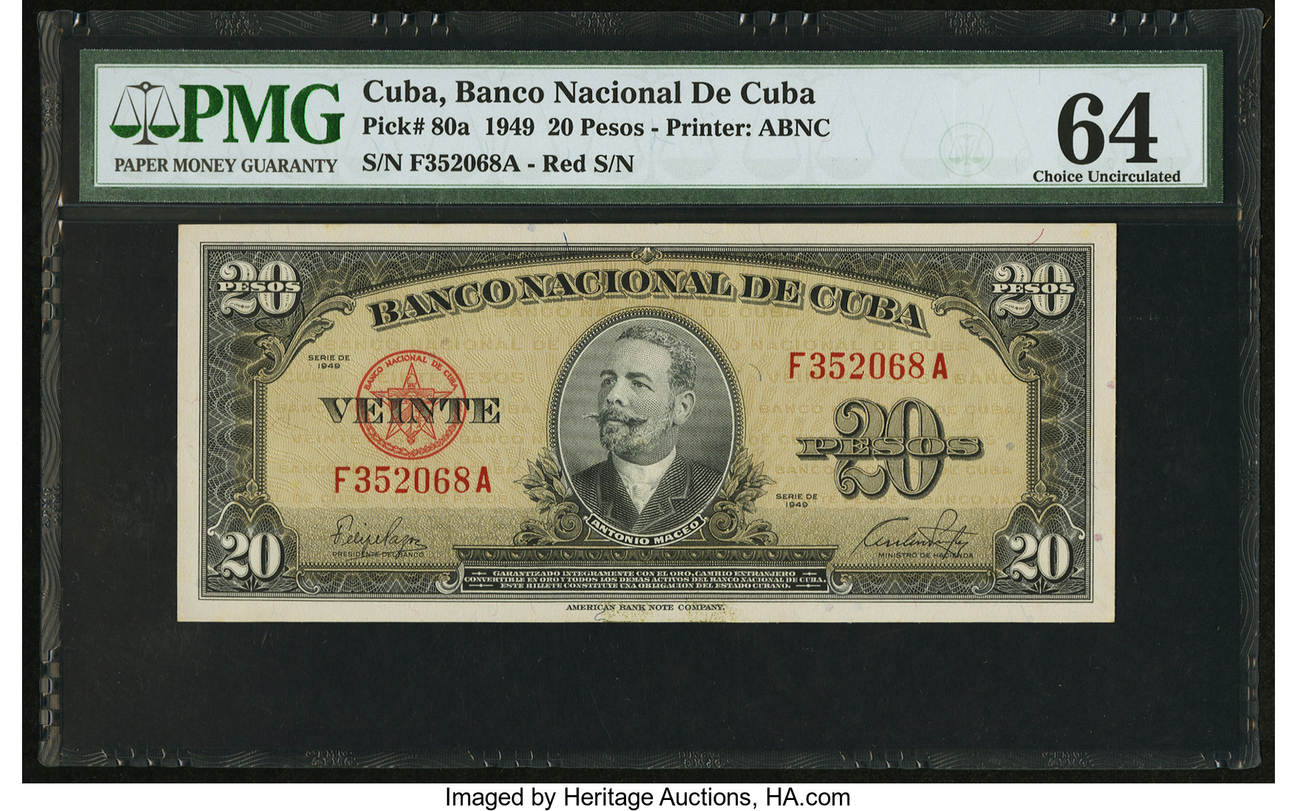 image for: Cuba  20 pesos (B804cs2)