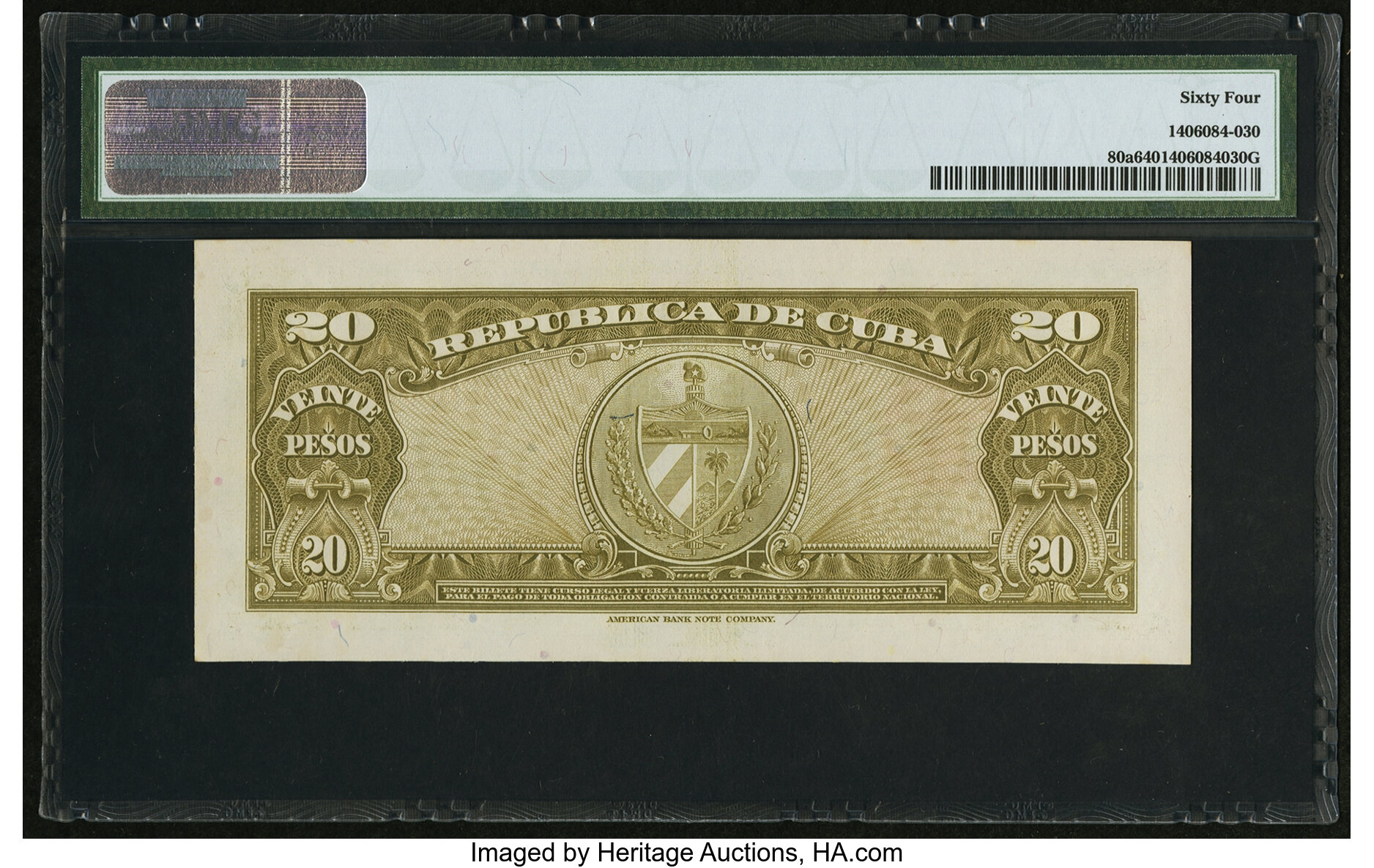 image for: Cuba  20 pesos (B804cs2)