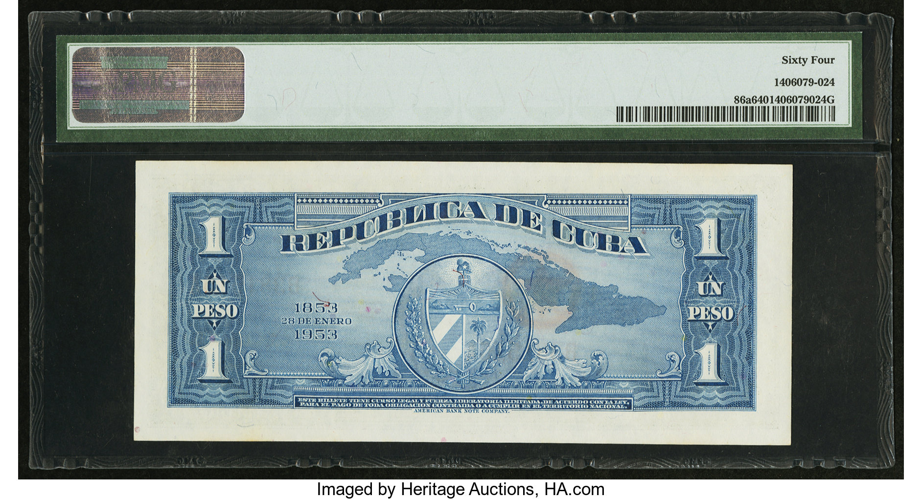 image for: Cuba  1 peso (B810as)