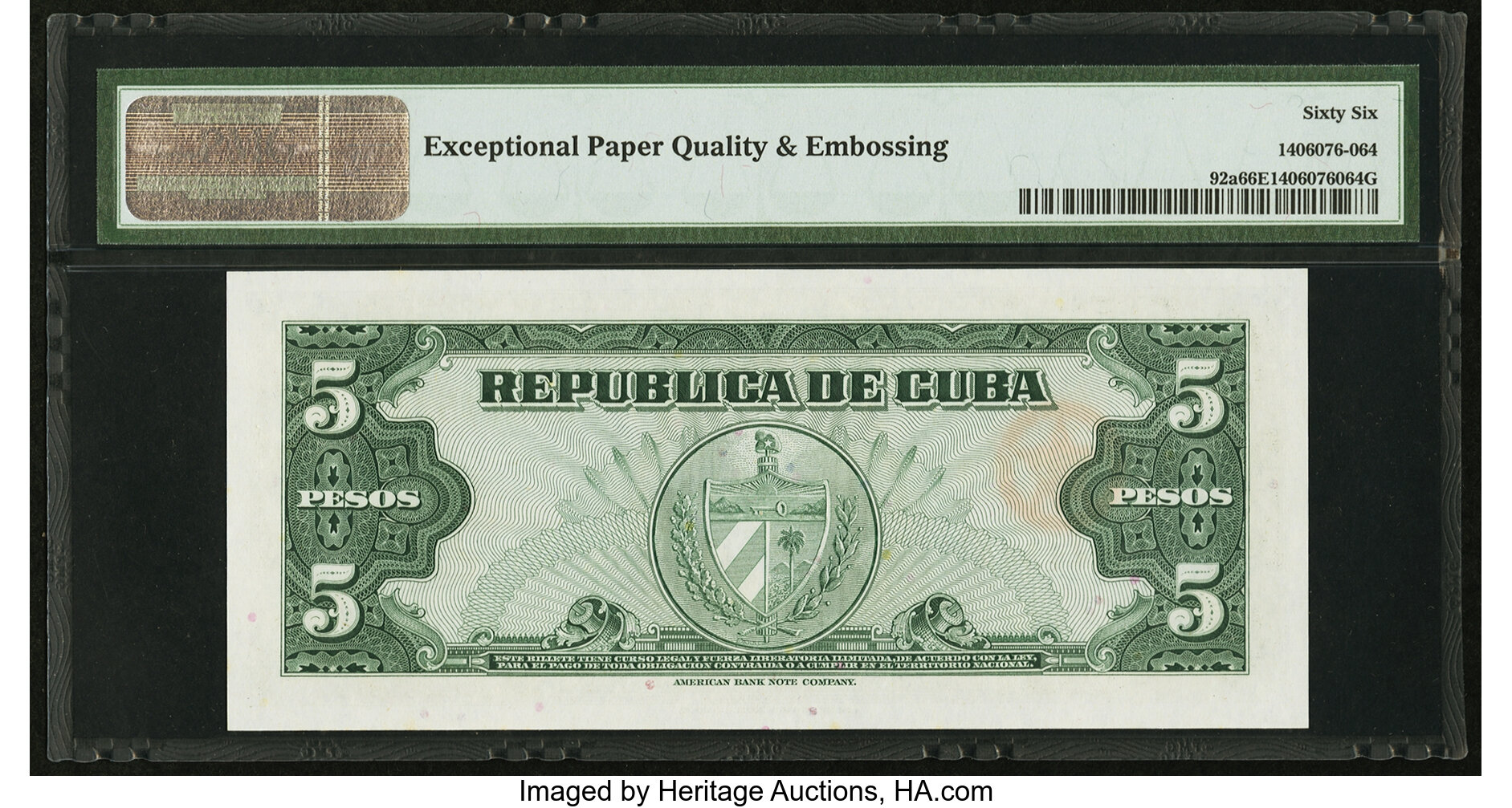 image for: Cuba  5 pesos (B815as2)