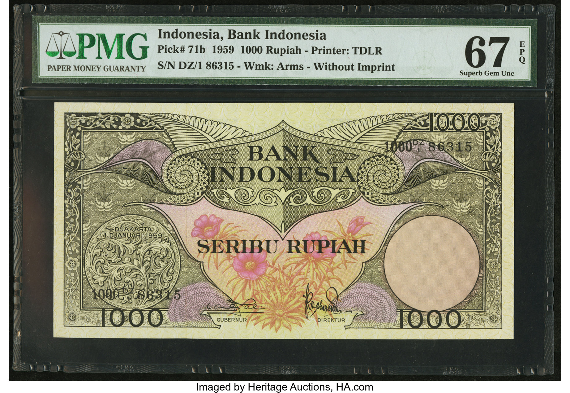 image for: Indonesia  1,000 rupiah (B533z)