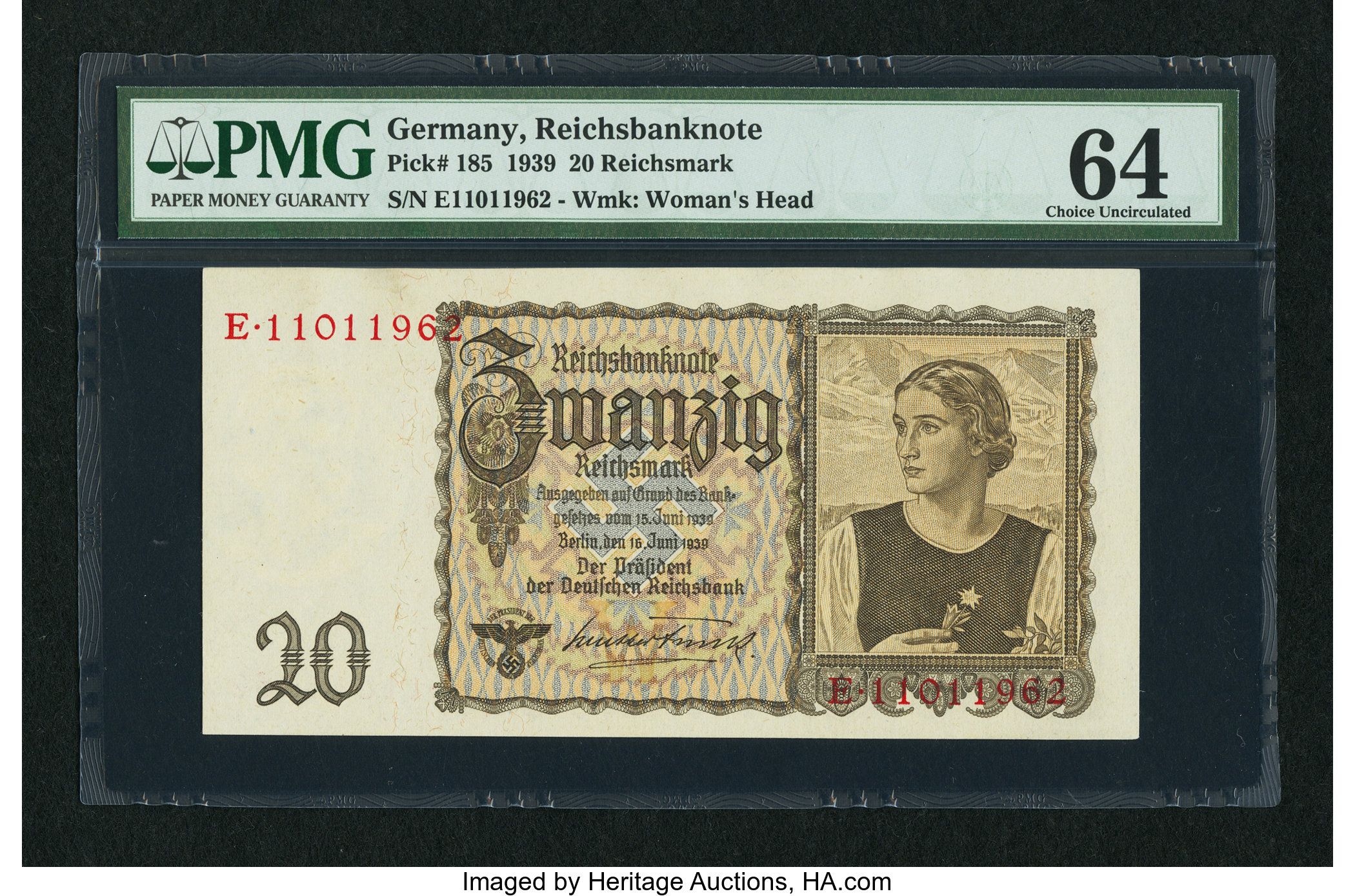 image for: Germany  20 reichsmark (B324a)