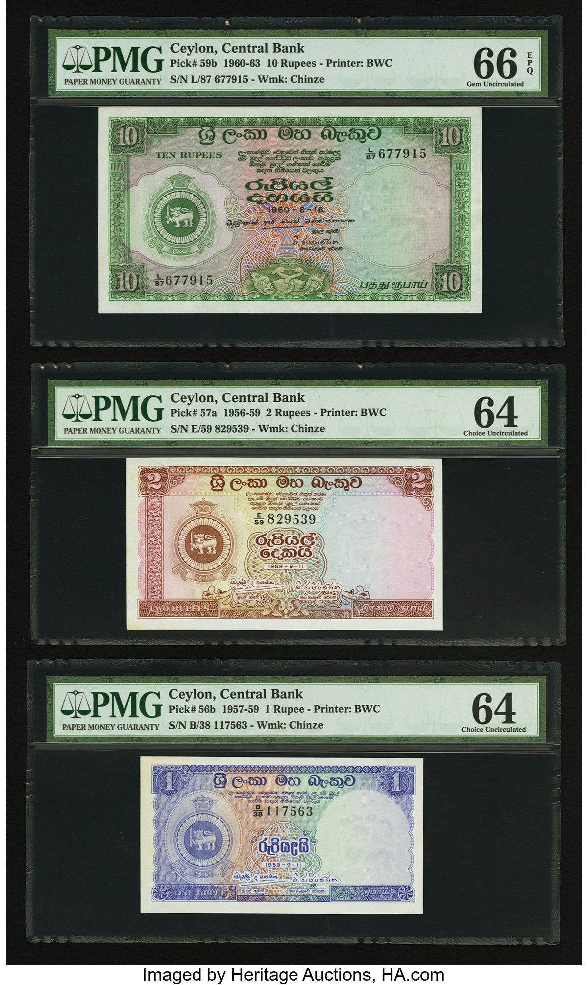 image for: Ceylon  2 rupees(B311e)