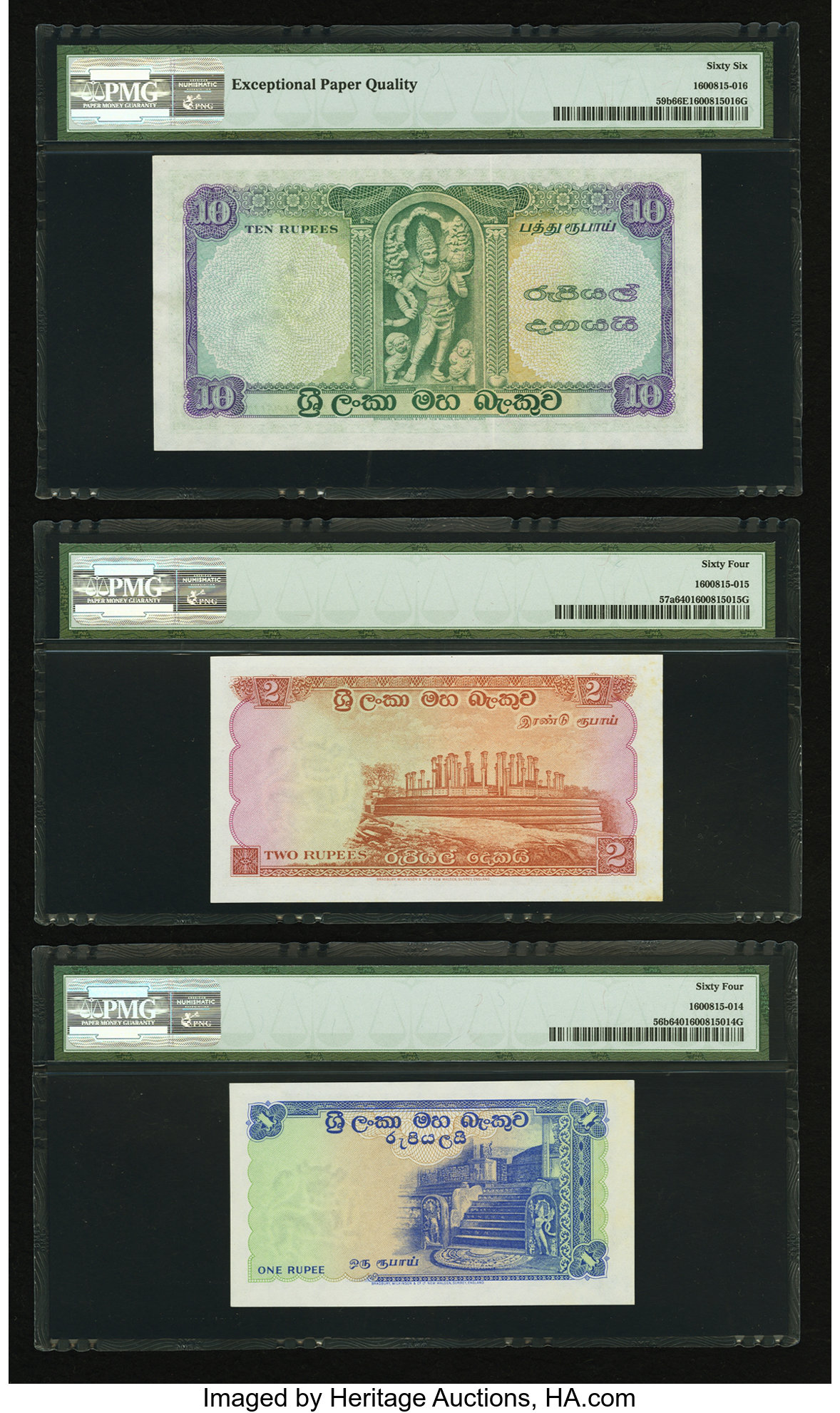 image for: Ceylon  10 rupees(B313e)