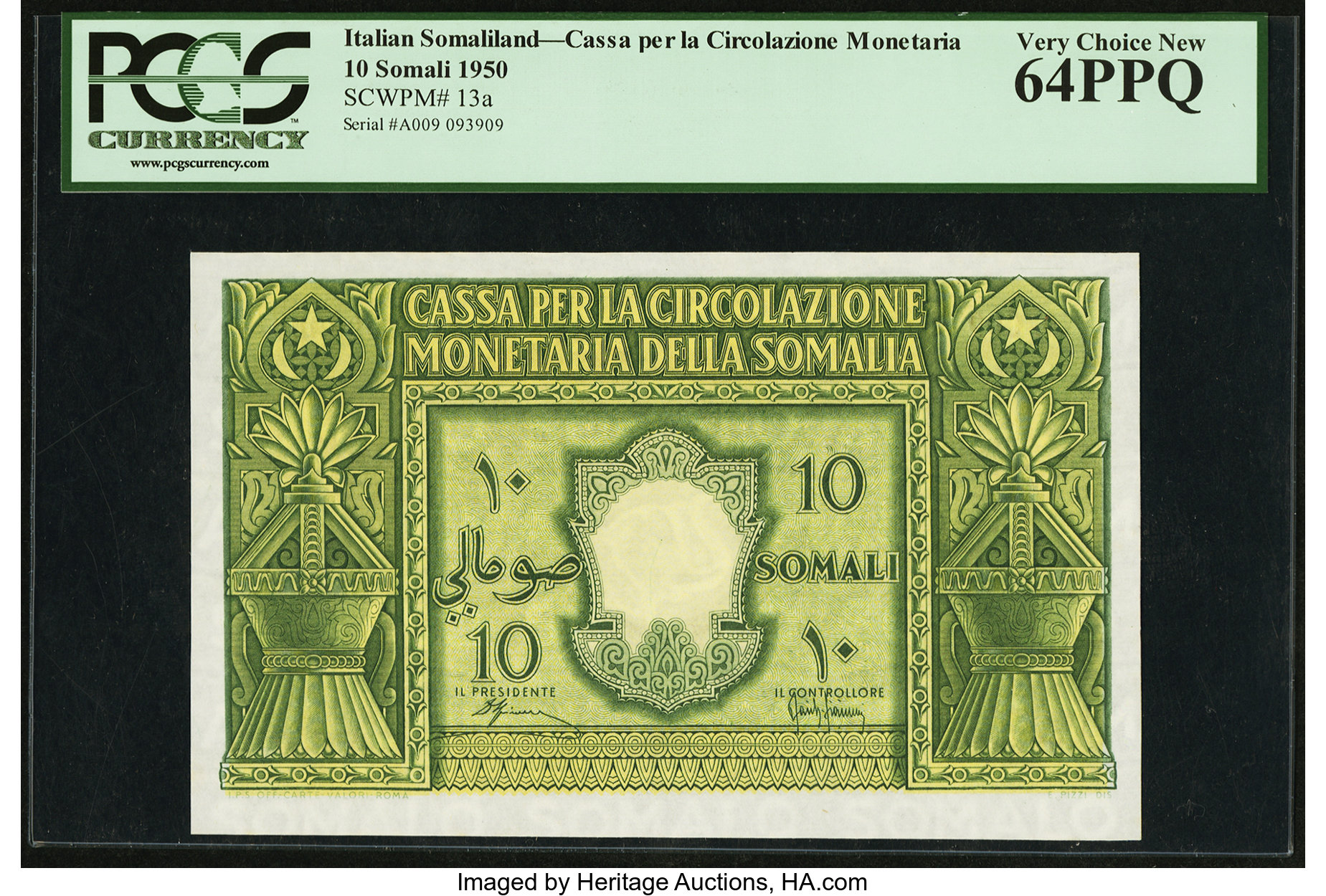 image for: Italian Somaliland  10 somali(B303a)